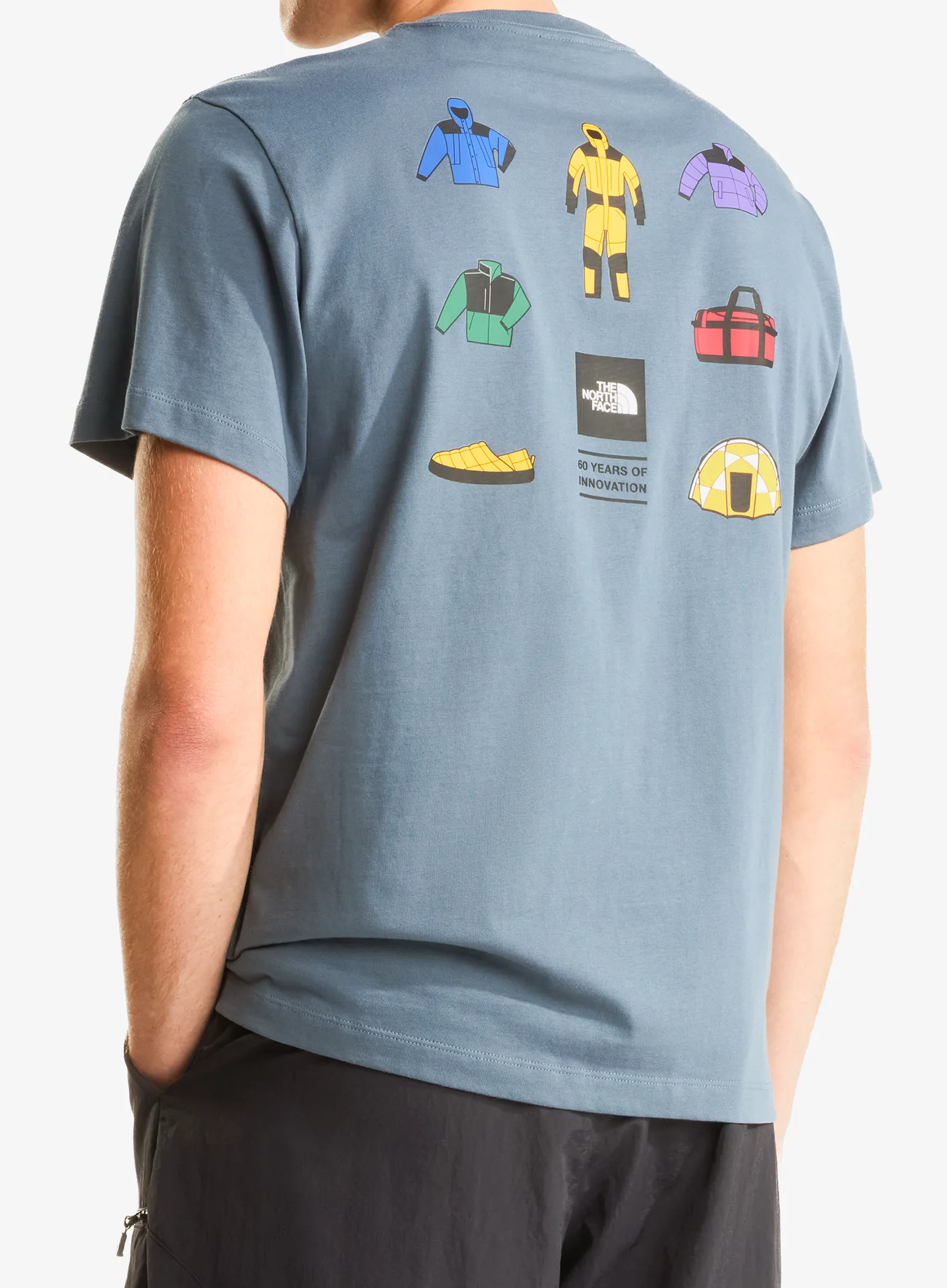 T-Shirt mit Aufdruck The North Face Icon Celebration Regular SS - granite grey