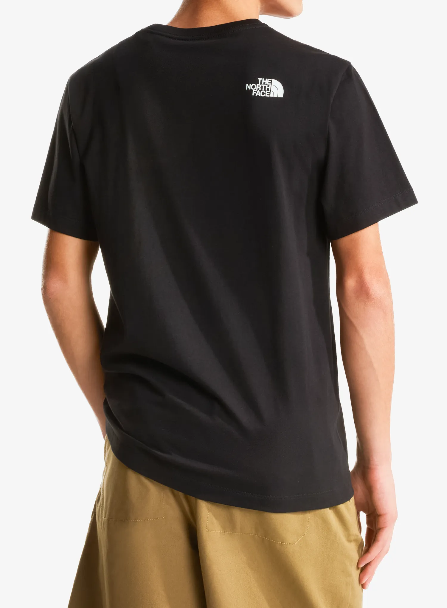 T-Shirt mit Aufdruck The North Face Mountain Line Regular SS Tee - tnf black