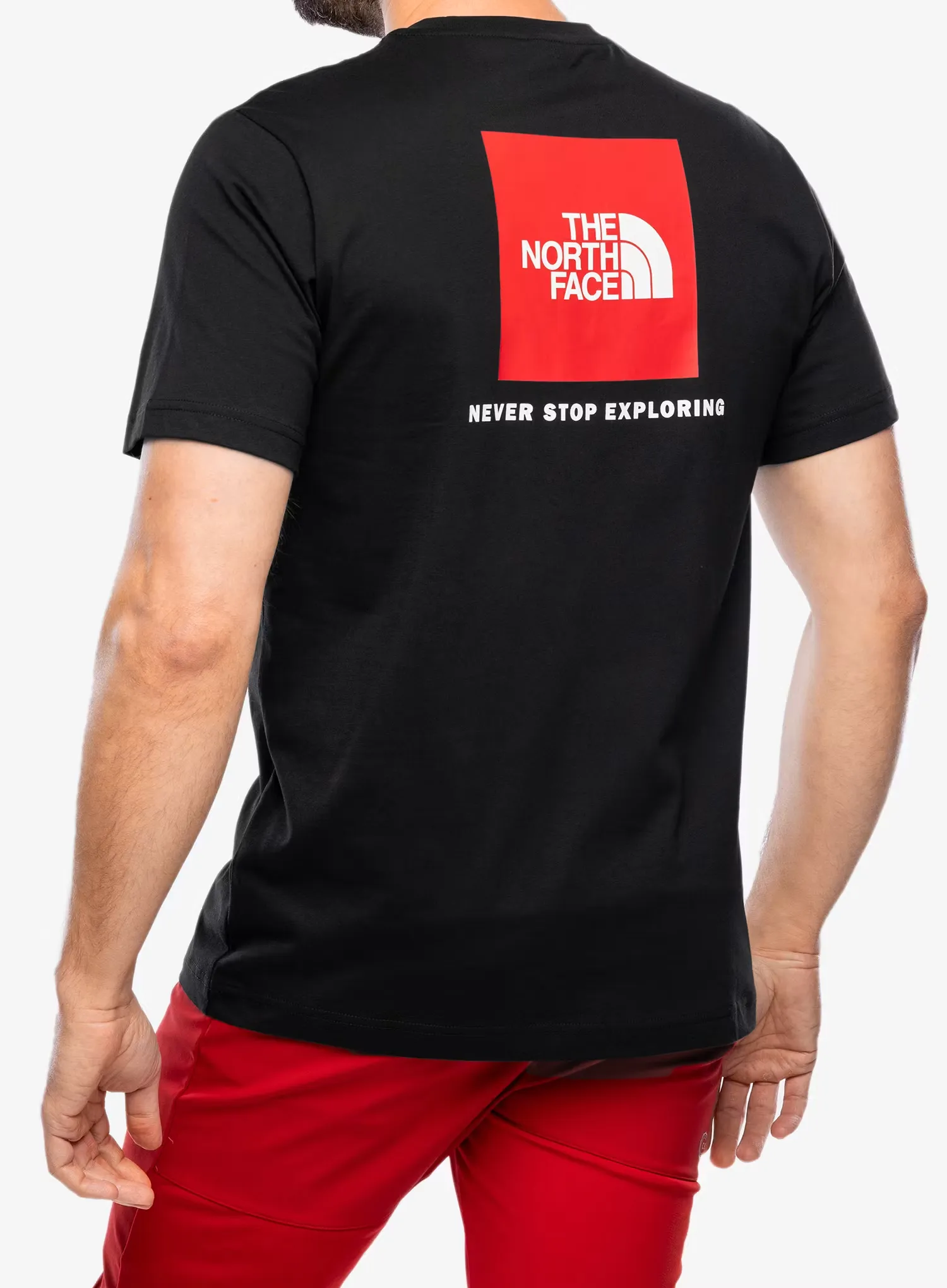 T-Shirt mit Aufdruck The North Face S/S Redbox Tee - tnf black