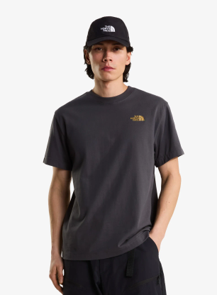 T-Shirt mit Aufdruck The North Face Stone Logo Rlx Ss Tee Graphic - anthracite grey