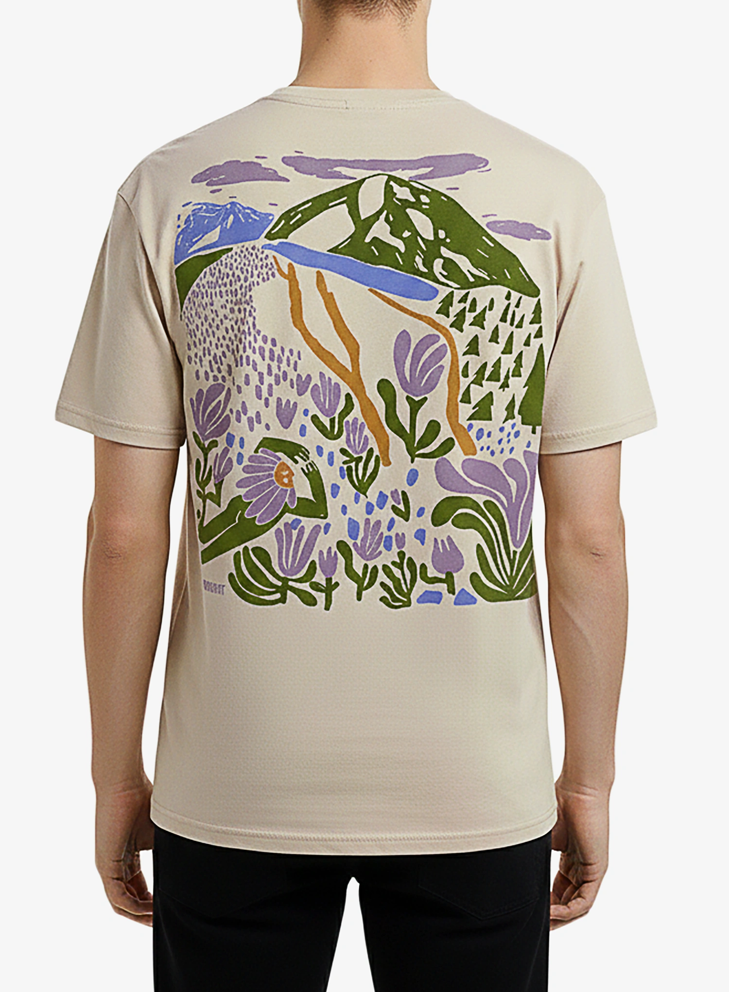 T-Shirt mit Aufdruck Turbat Krokusy T-Shirt - bog lime
