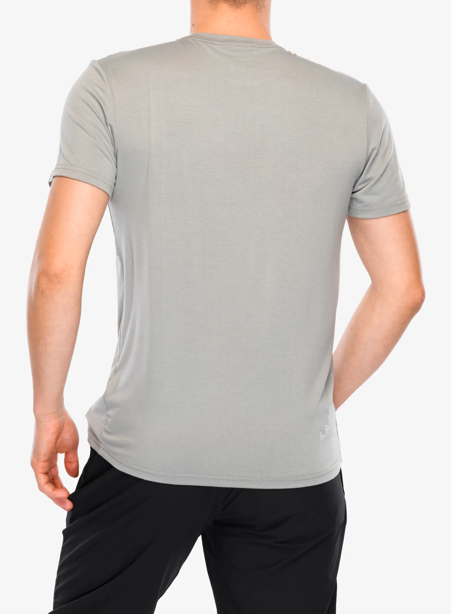 T-Shirt mit Aufdruck Viking Lenta Bamboo Light - light grey