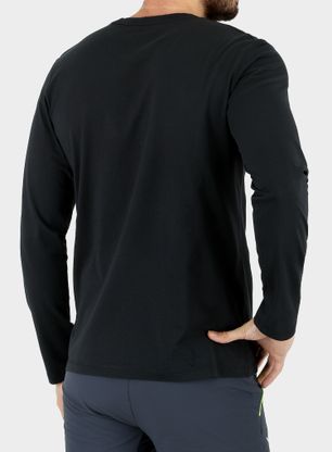 Longsleeve Fjallraven Forever Nature Badge L/S - dark navy
