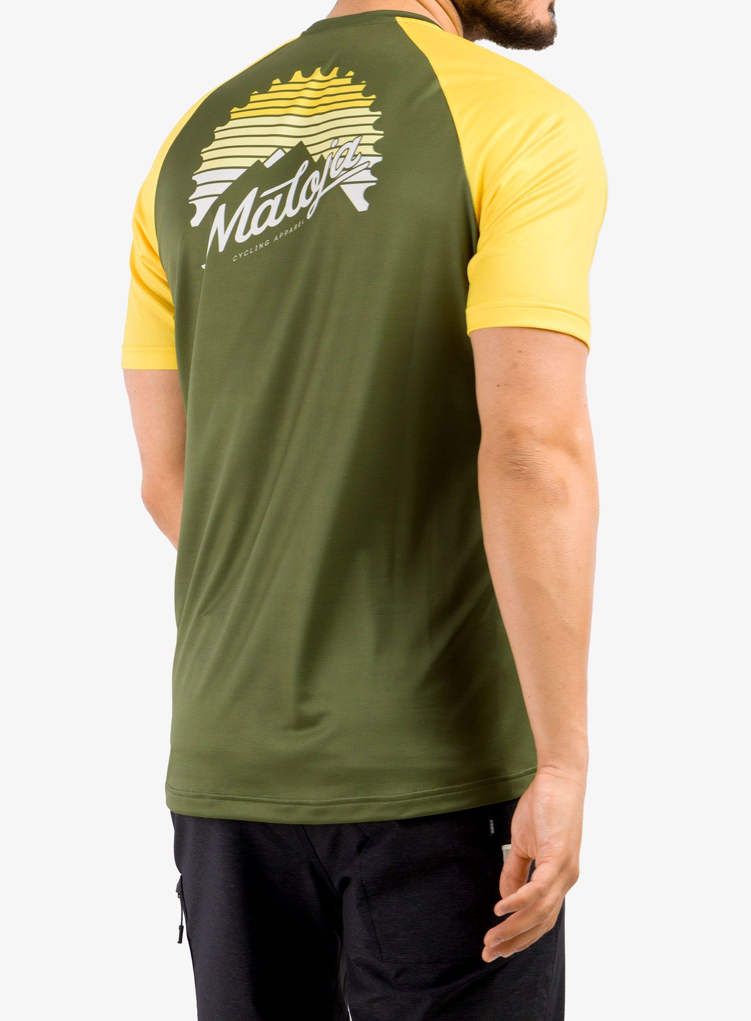 Fahrradtrikot Herren Maloja Dentro Multi - moss multi