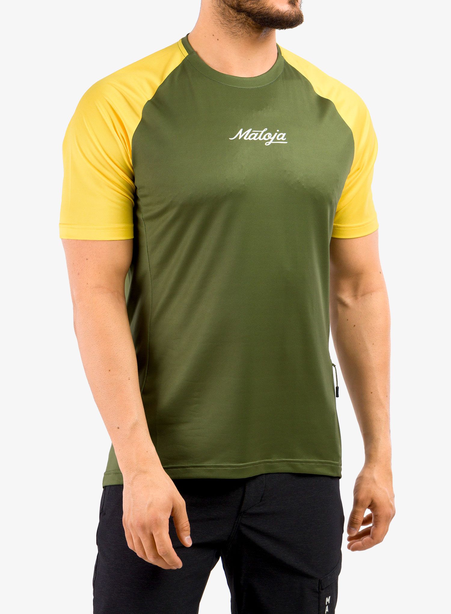 Fahrradtrikot Herren Maloja Dentro Multi - moss multi