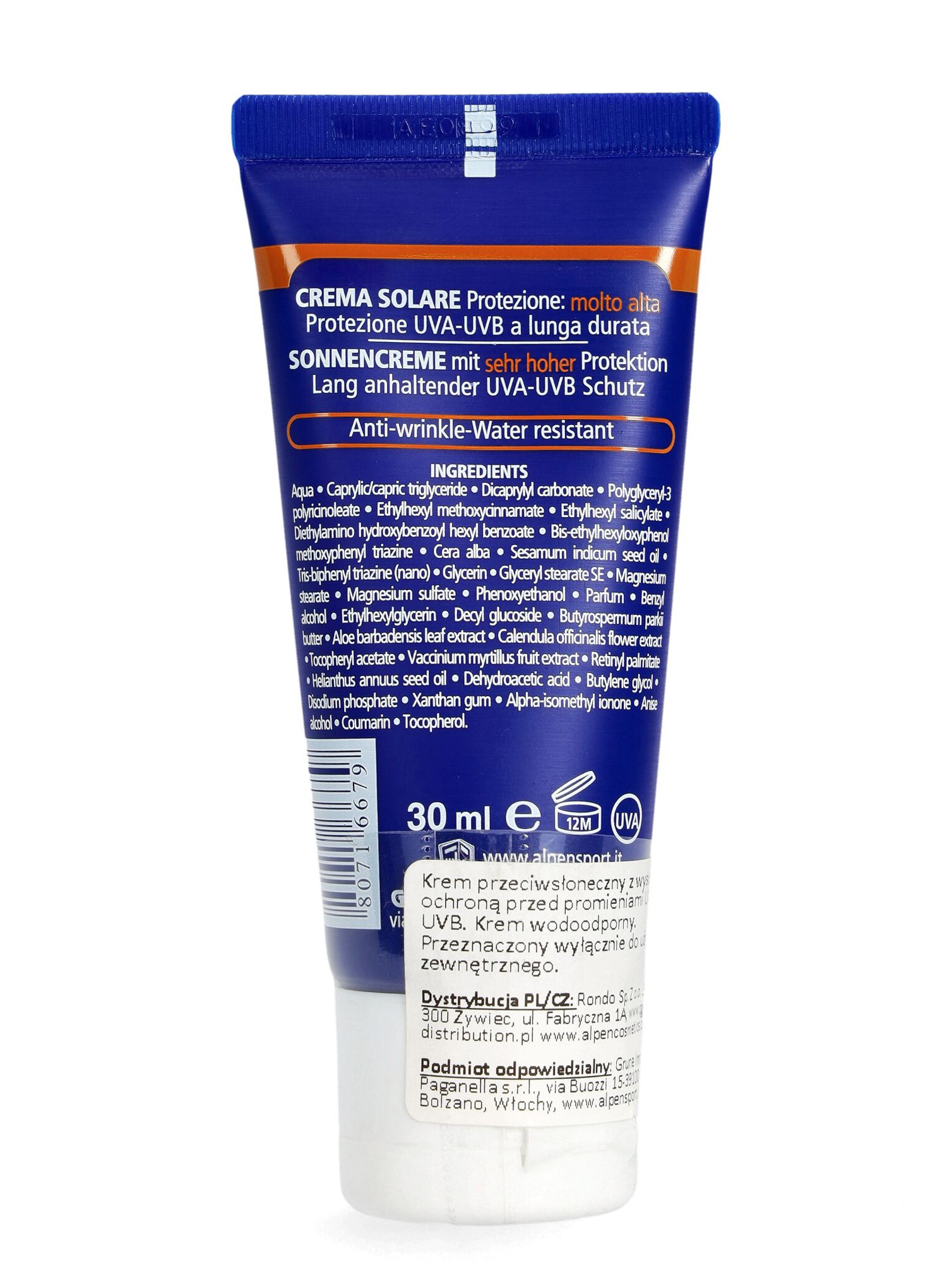 SPF Creme Alpen Sun Cream F50+ 30 ml