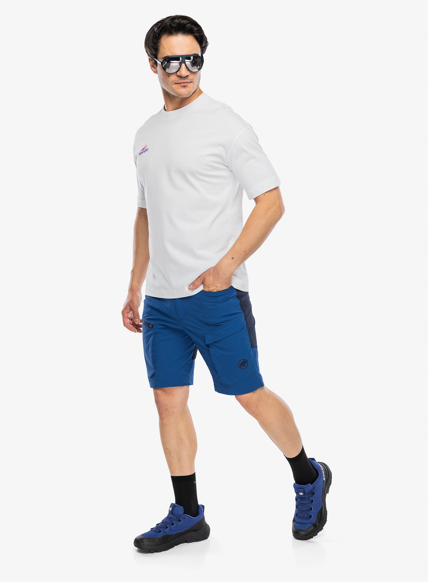Kurze Hosen Mammut Zinal Hybrid Shorts - tschiel/marine