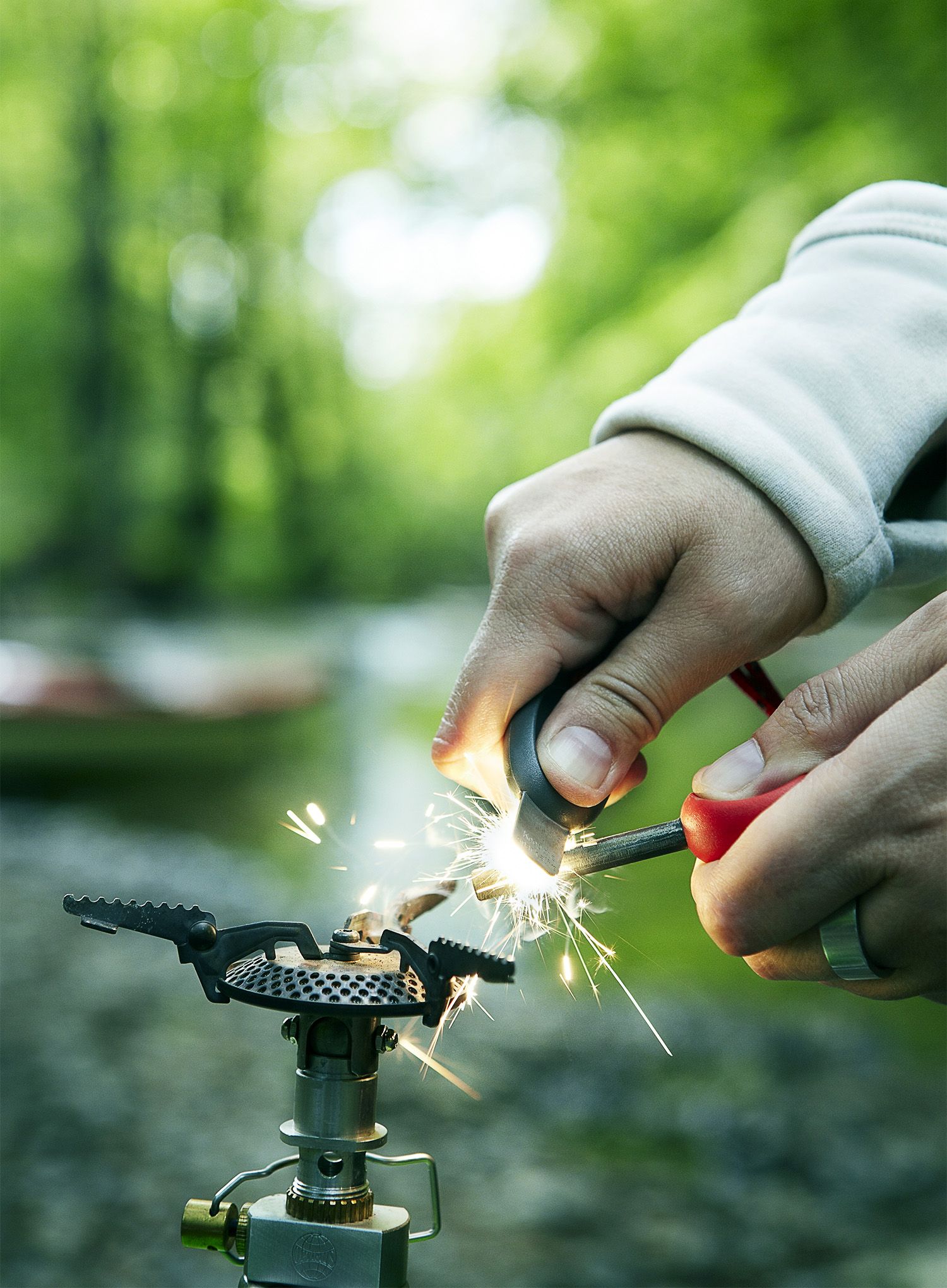 Feuerstein Light My Fire Firesteel Bio Scout - rocky red