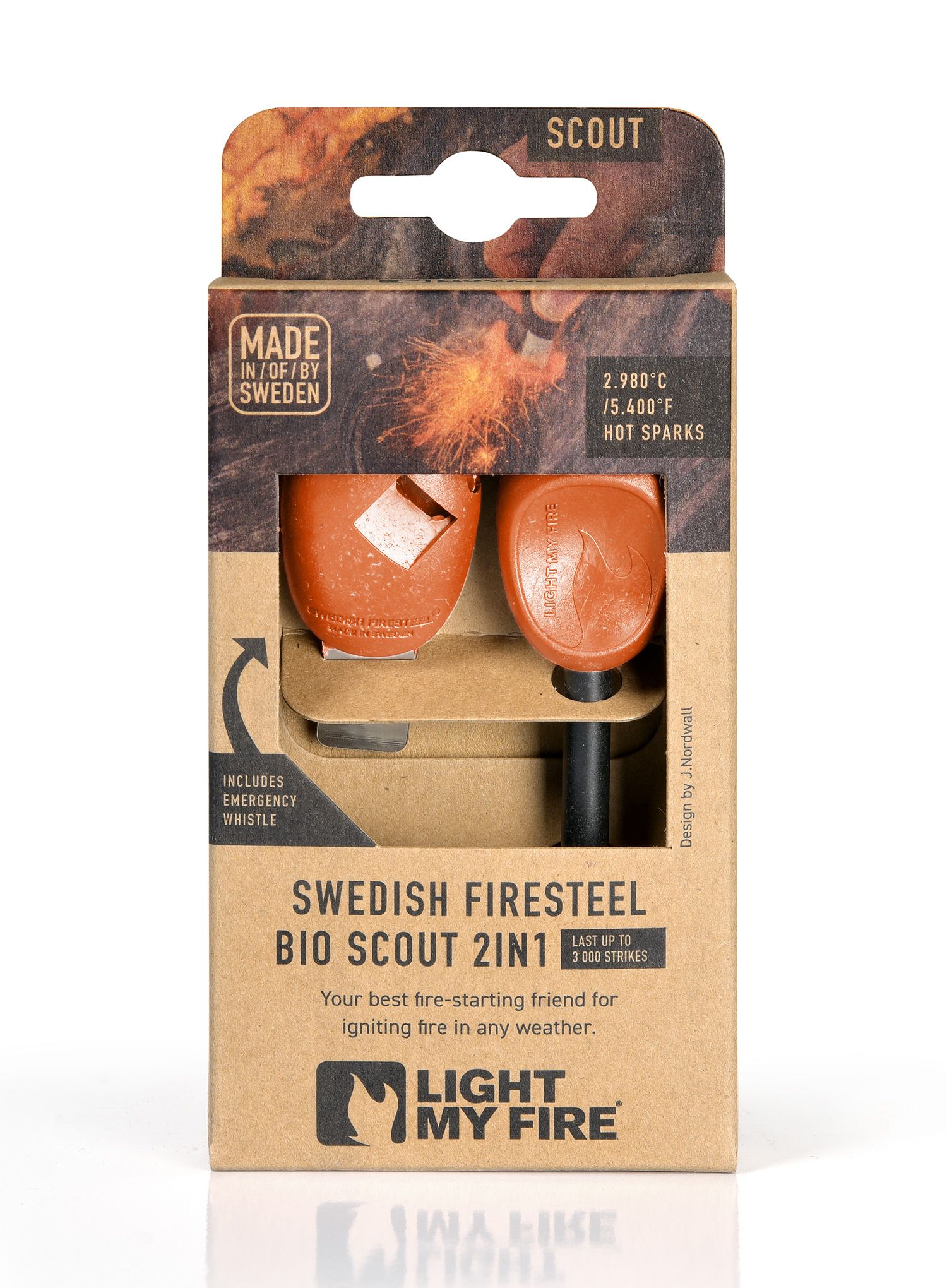 Feuerstein Light My Fire Firesteel Bio Scout - rusty orange