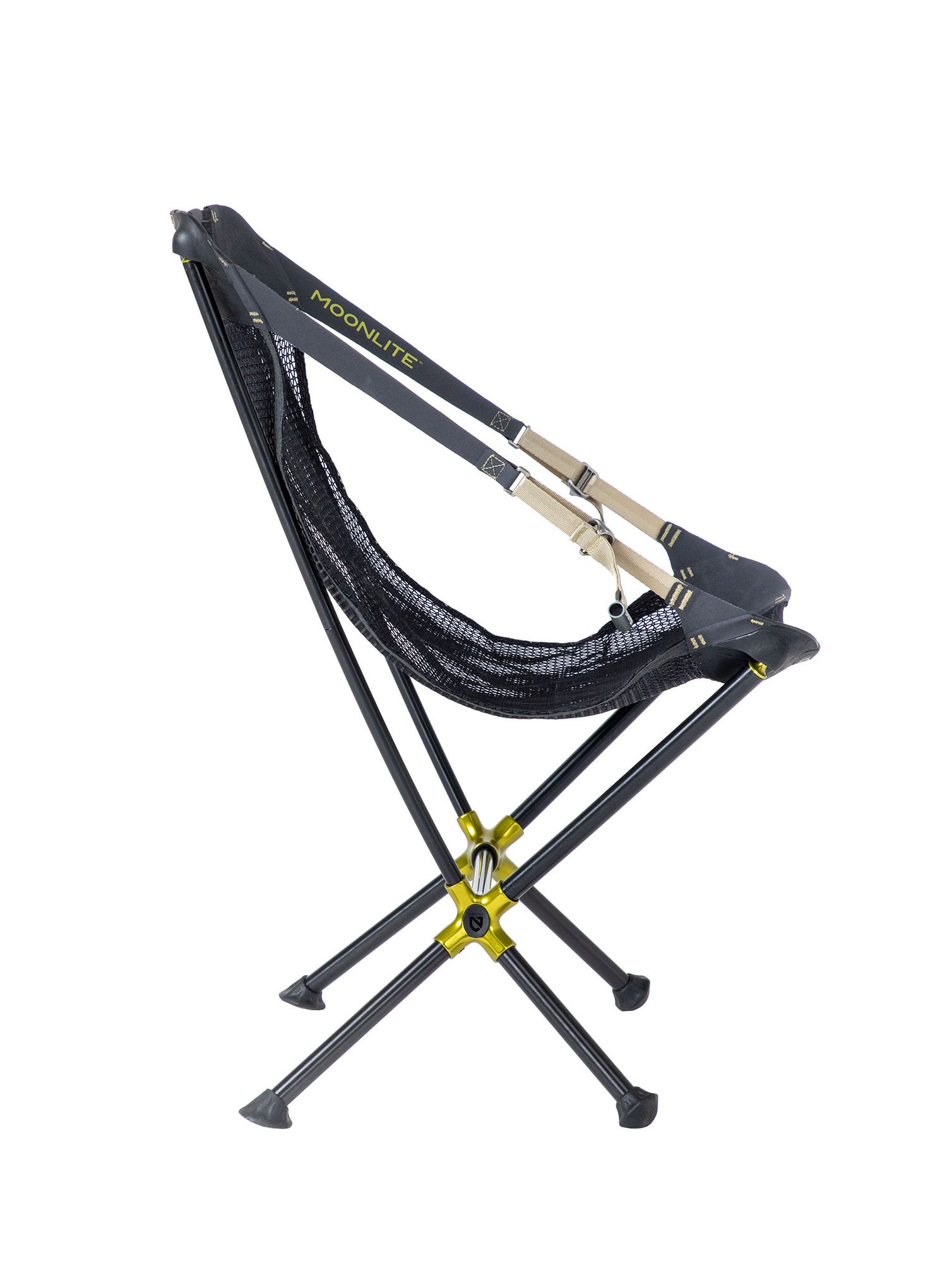 Klappstuhl Nemo Moonlite Reclining Camp Chair - black pearl/black pearl