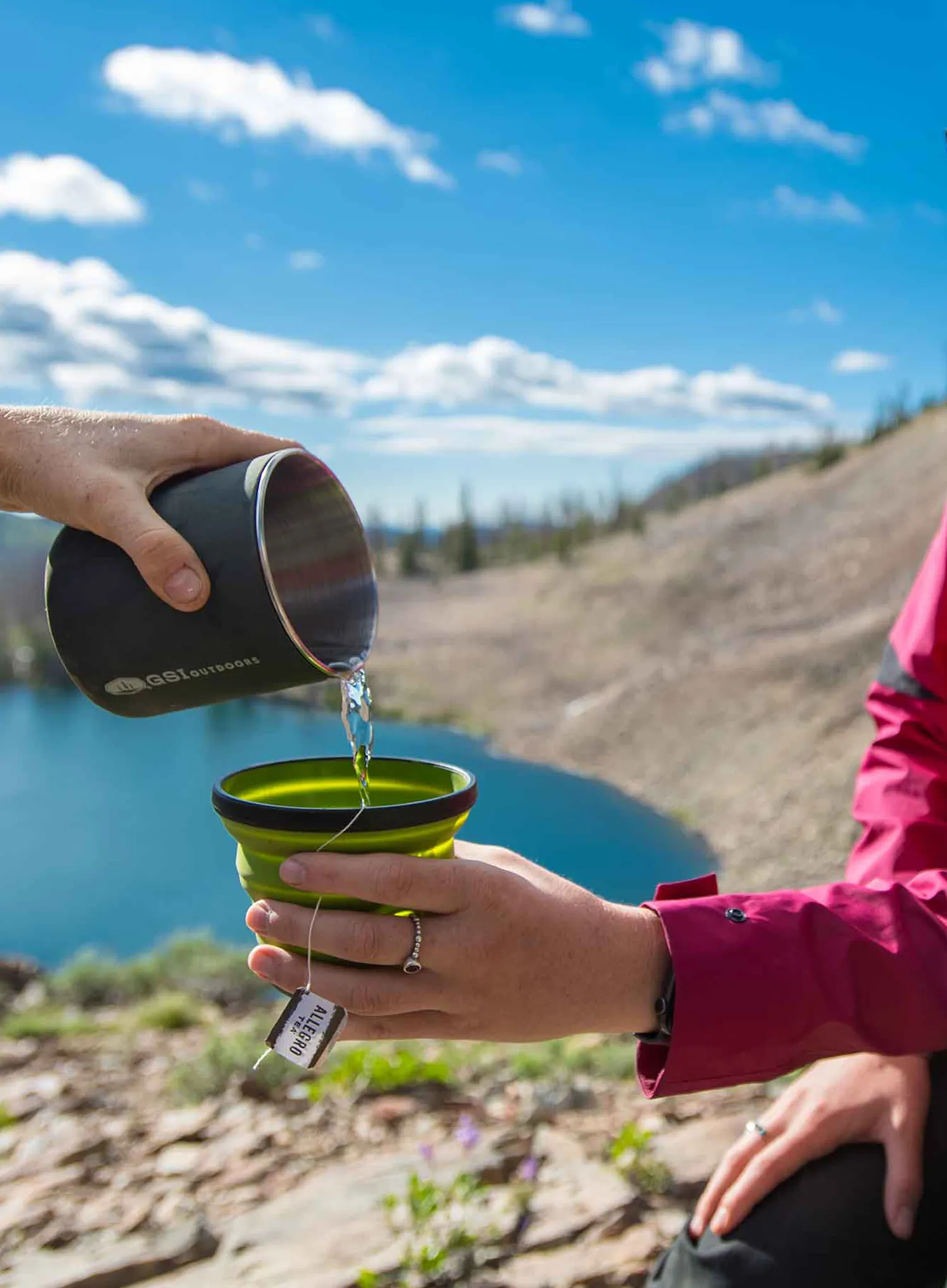 Becher GSI Outdoors Escape 17 Fl. Oz. Cup (503 ml) - green