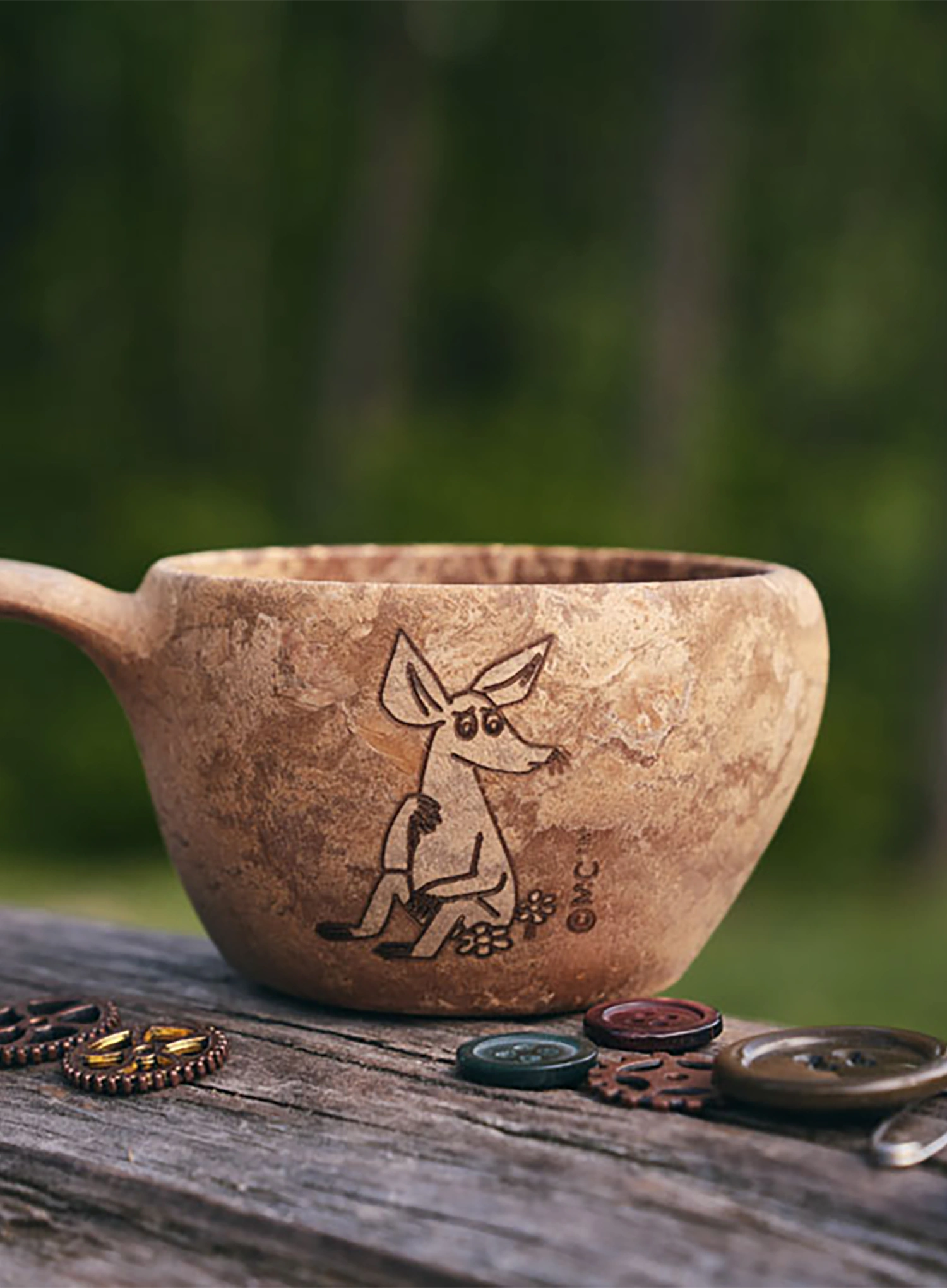 Becher Kupilka 12 Moomin Sniff (0,12 l) - brown