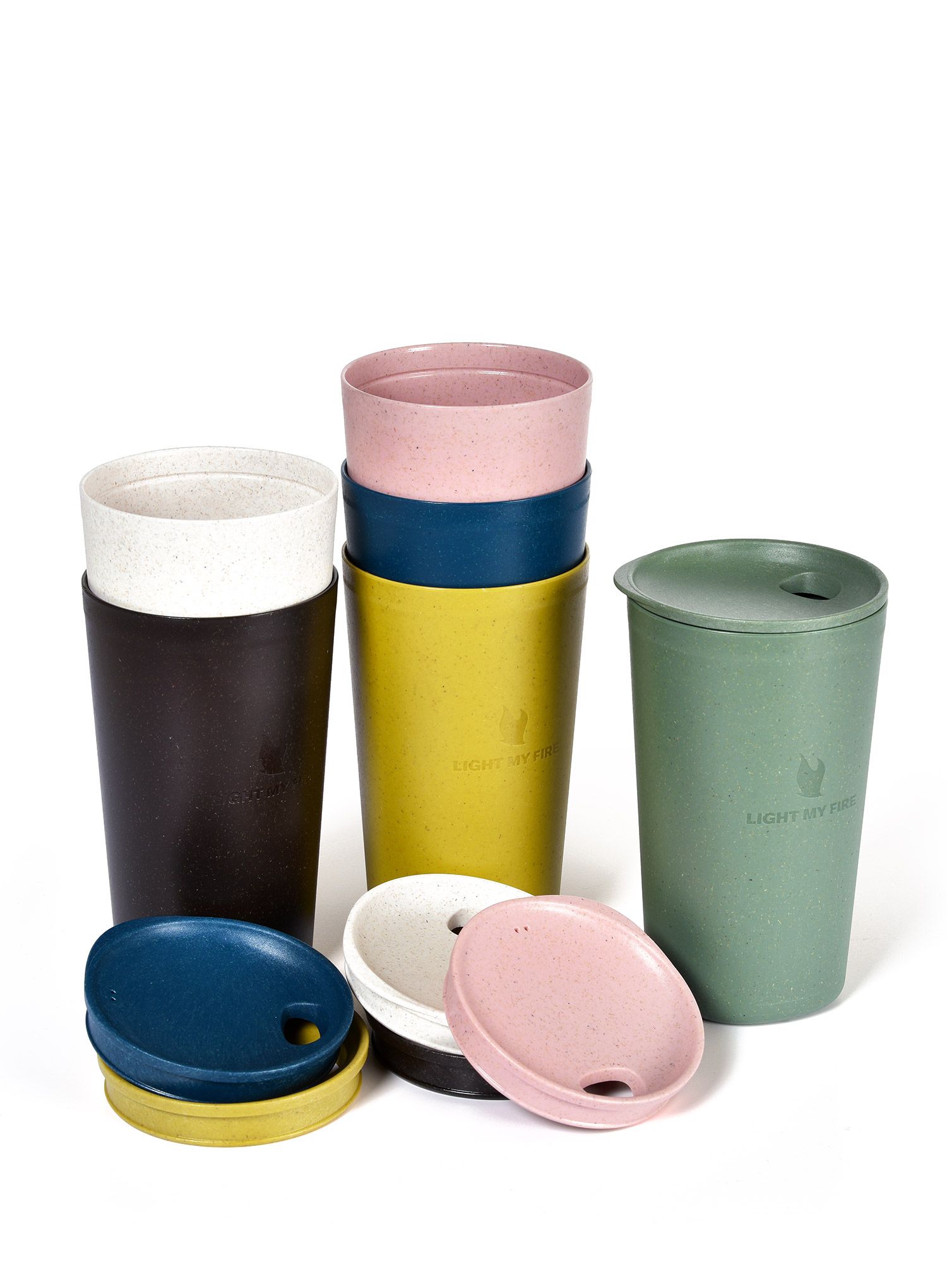 Becher Light My Fire MyCup & Lid Large (0,5 l) - cream