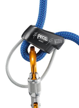 Sicherungsgerät Petzl Verso - grey/gris