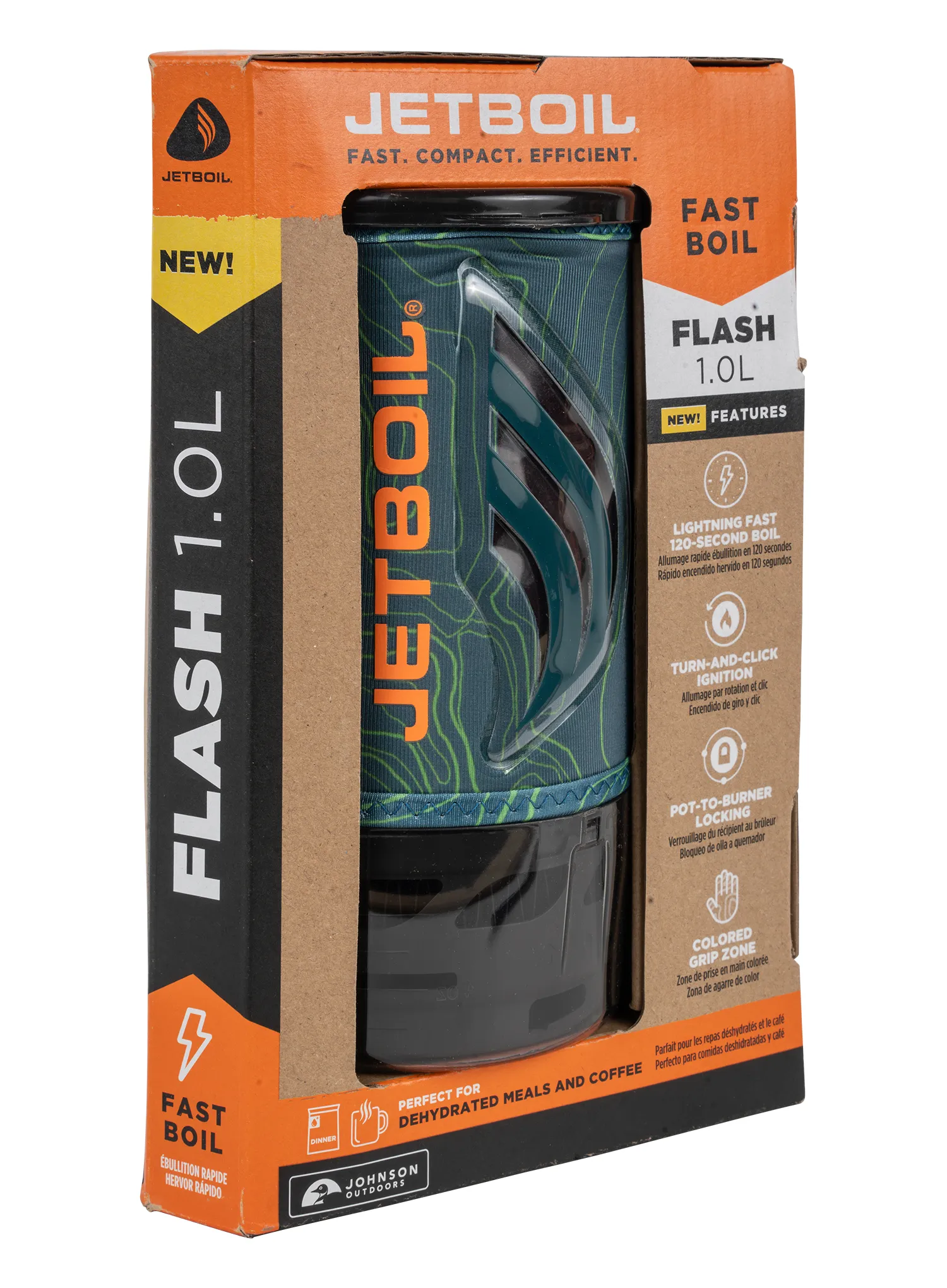 Kochset Jetboil Flash 2.0 Personal Cooking System - ocean topo