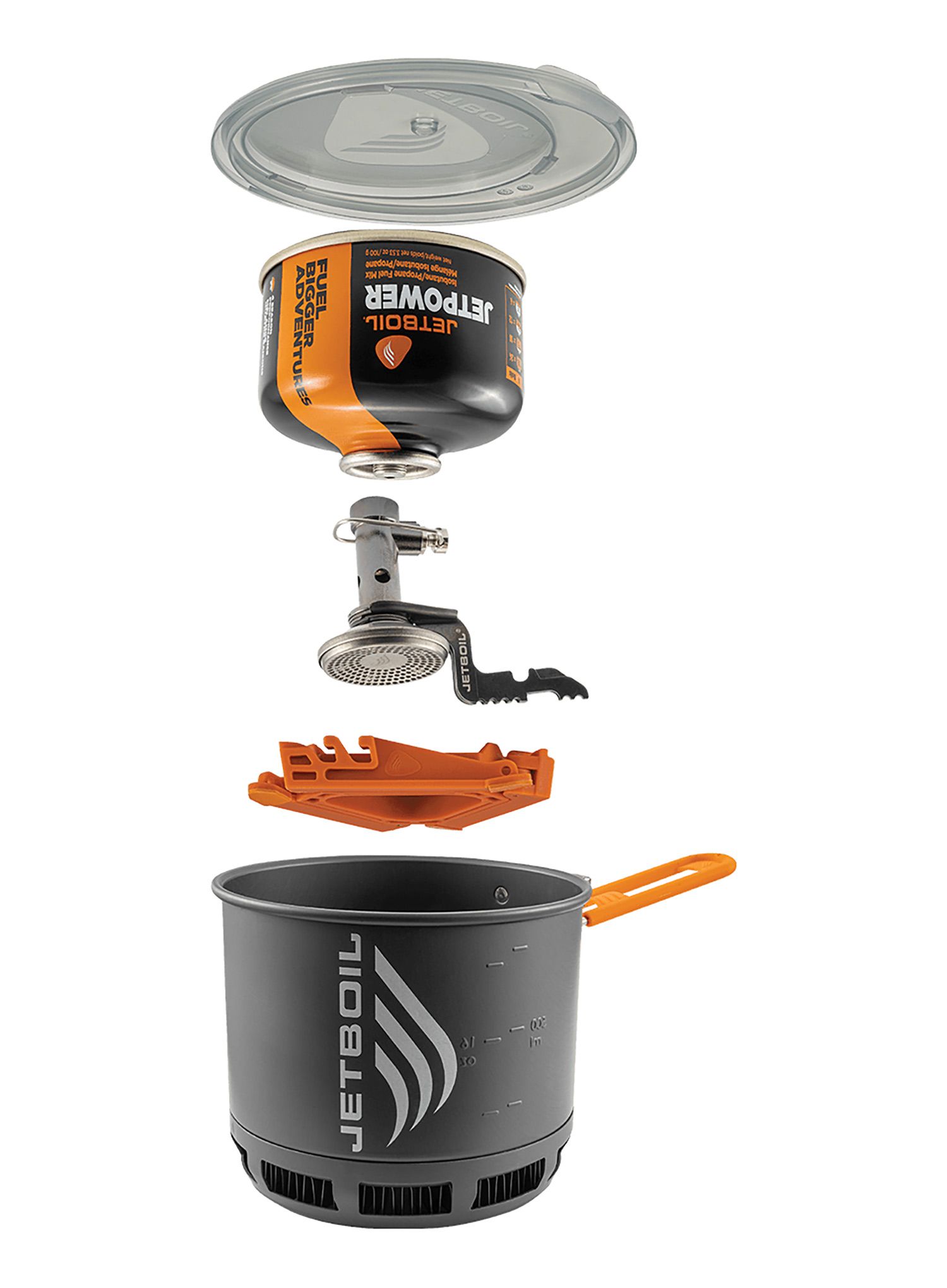 Gaskocher Jetboil Stash Cooking System - grey