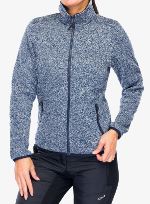 Doppeljacke Damen CMP Page Jacket Zip Hood Detachble Inn.Jacket - black blue