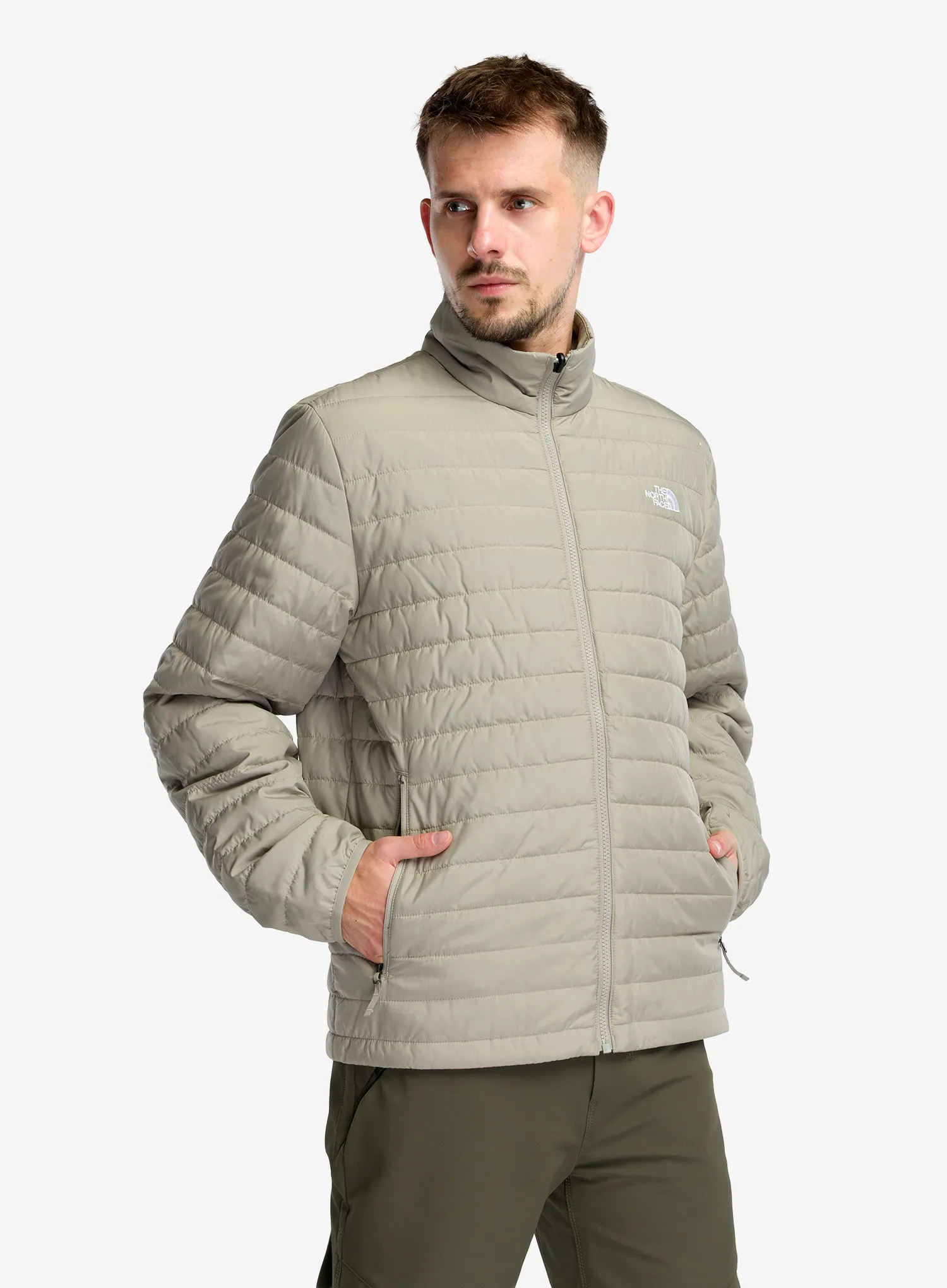 3-in-1 Jacke The North Face Carto Mono Triclimate Hooded Jacket - stone slab