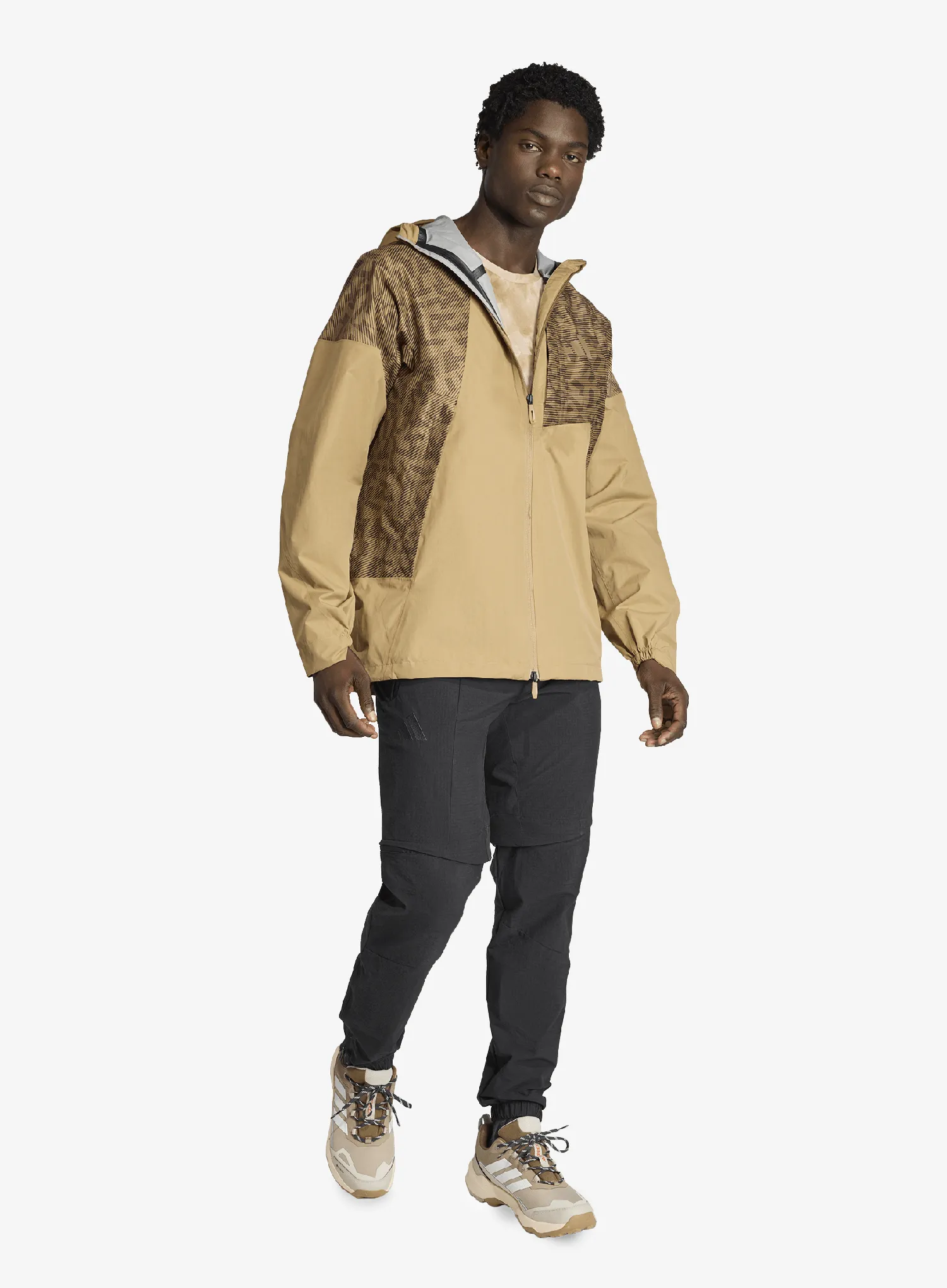 Jacke adidas TERREX Xperior 2.5L Hybrid Primeknit Climaproof Jacket - cardboard