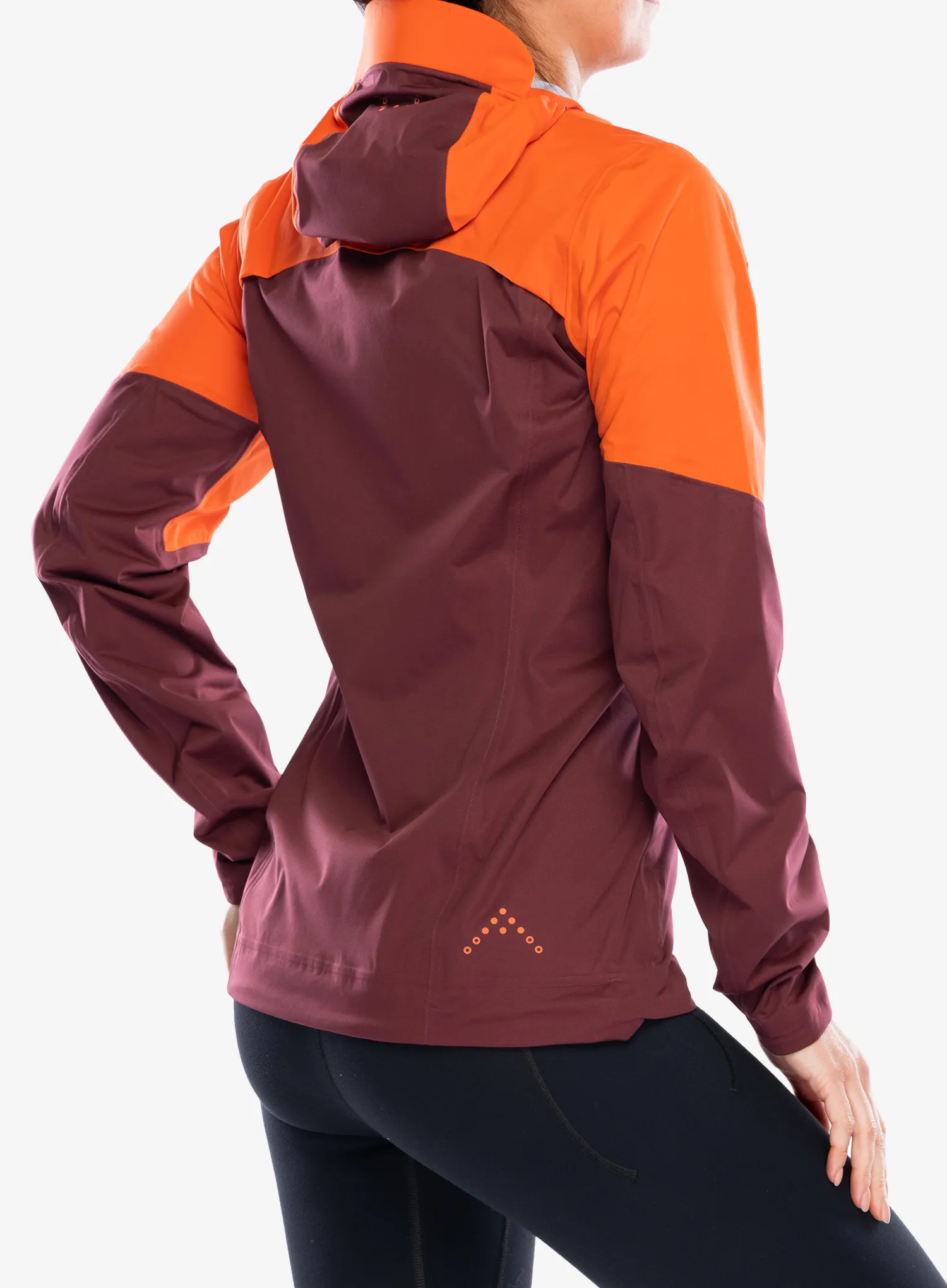 Laufjacke Damen Rab Kinetic Ultra Jacket - red grapefruit/deep heather