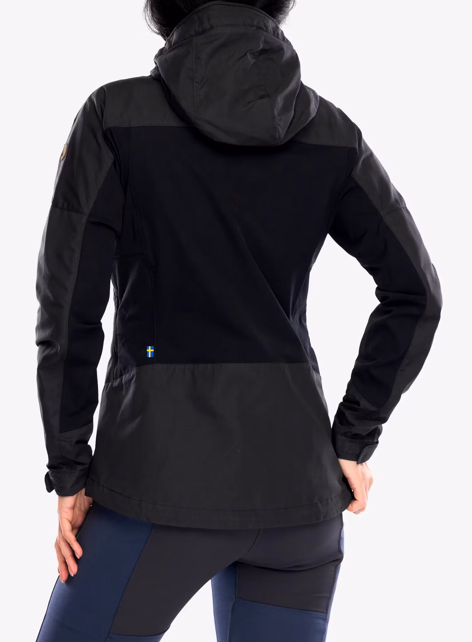 Jacke Damen Fjallraven Abisko Lite Trekking Jacket - dark grey/black