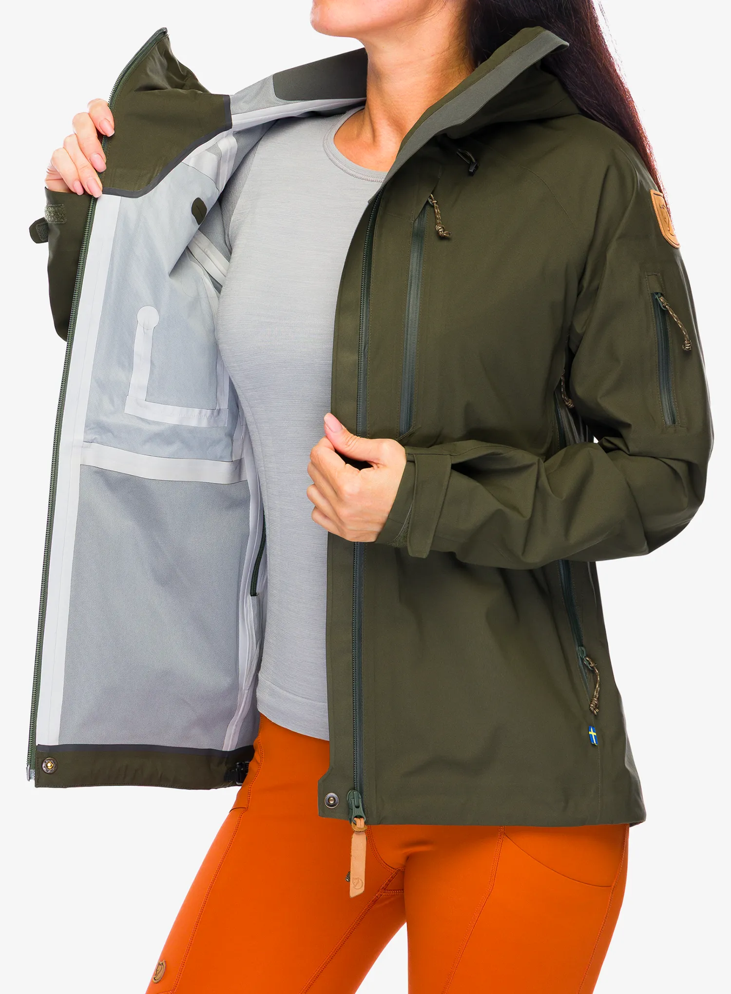 Fjallraven 89600 Keb Eco-Shell Jacket W Giacca Donna Chestnut L