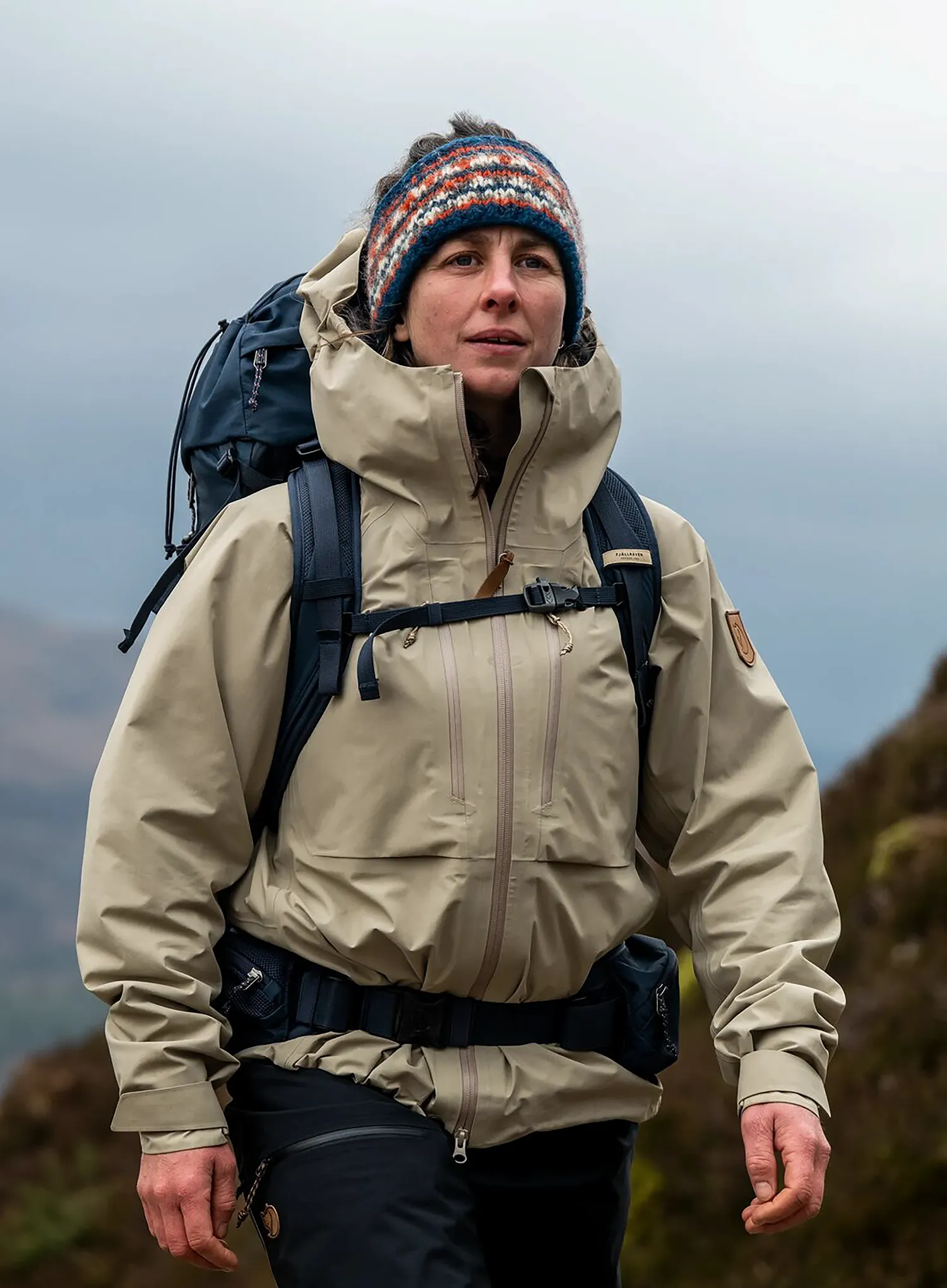 Jacke Damen Fjallraven Keb GTX Jacket - fossil