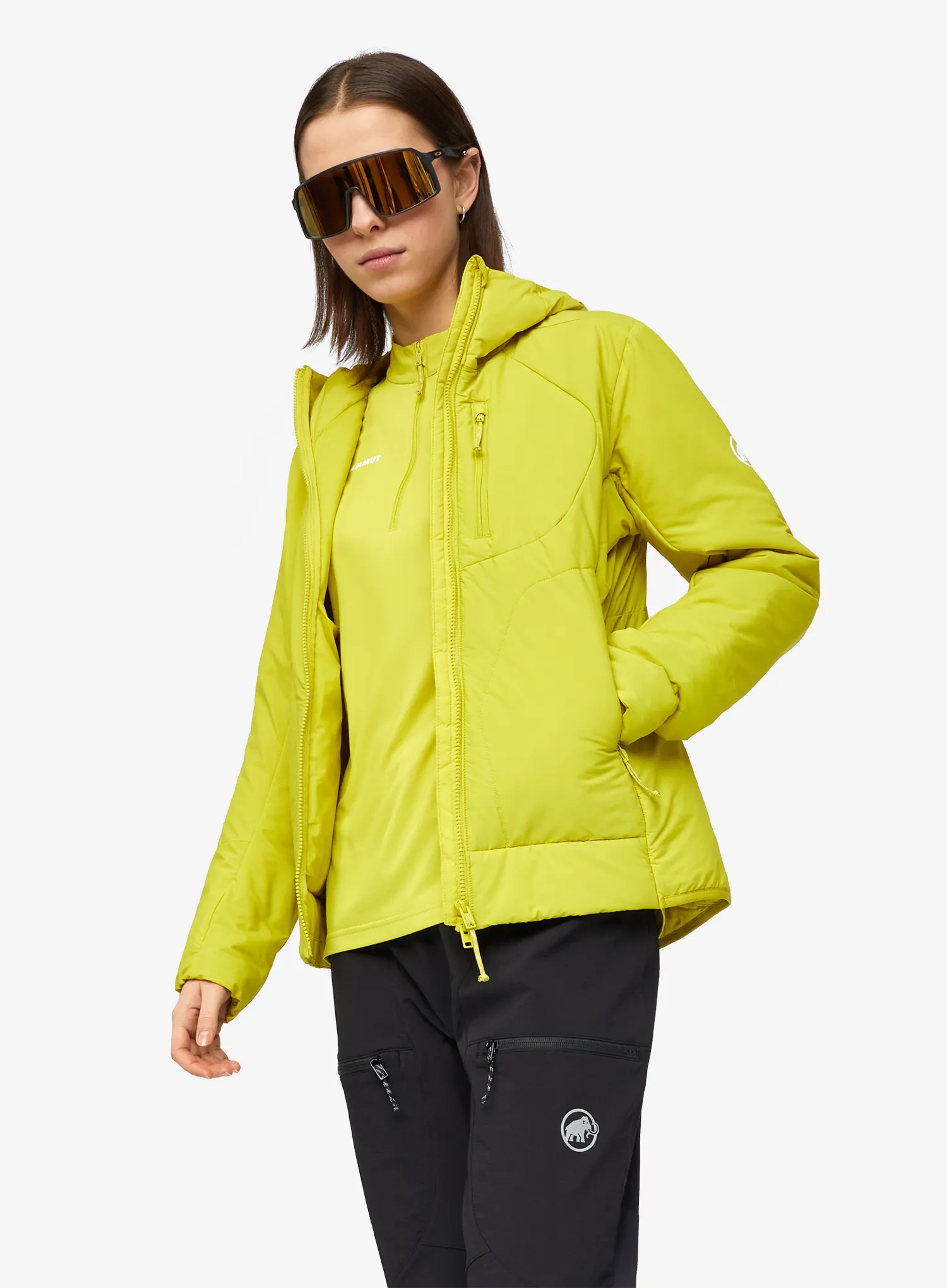 Jacke Damen Mammut Aenergy Air IN Hooded Jacket - acacia