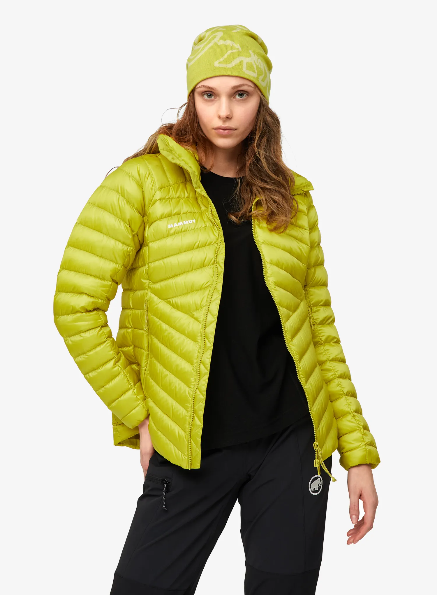 Jacke Damen Mammut Broad Peak IN Hooded Jacket - acacia