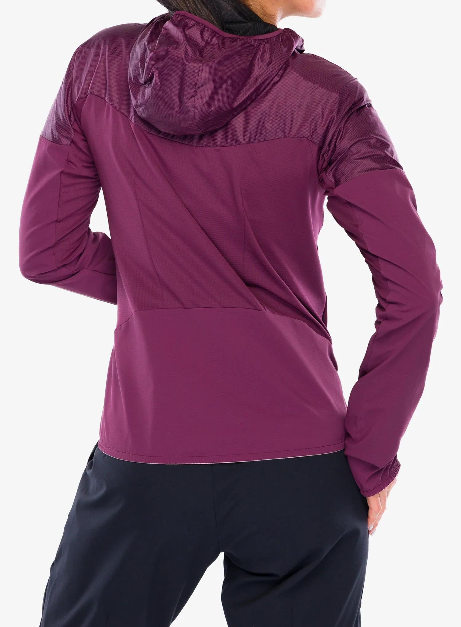 Jacke Damen Montura Spitze Hybrid Jacket - wine red/light rose