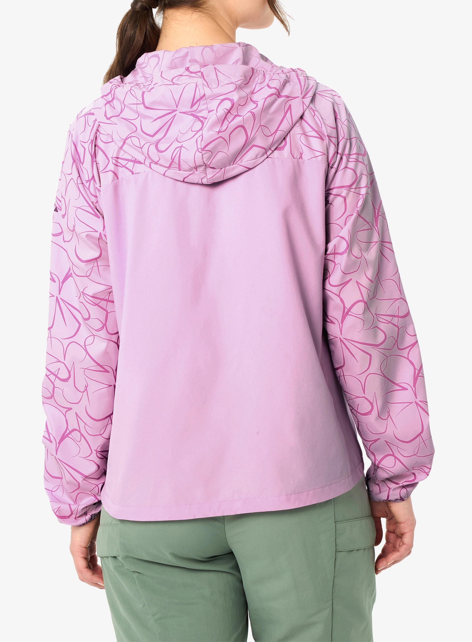 Jacke Damen Vaude Neyland Wind Jacket II - raspberry