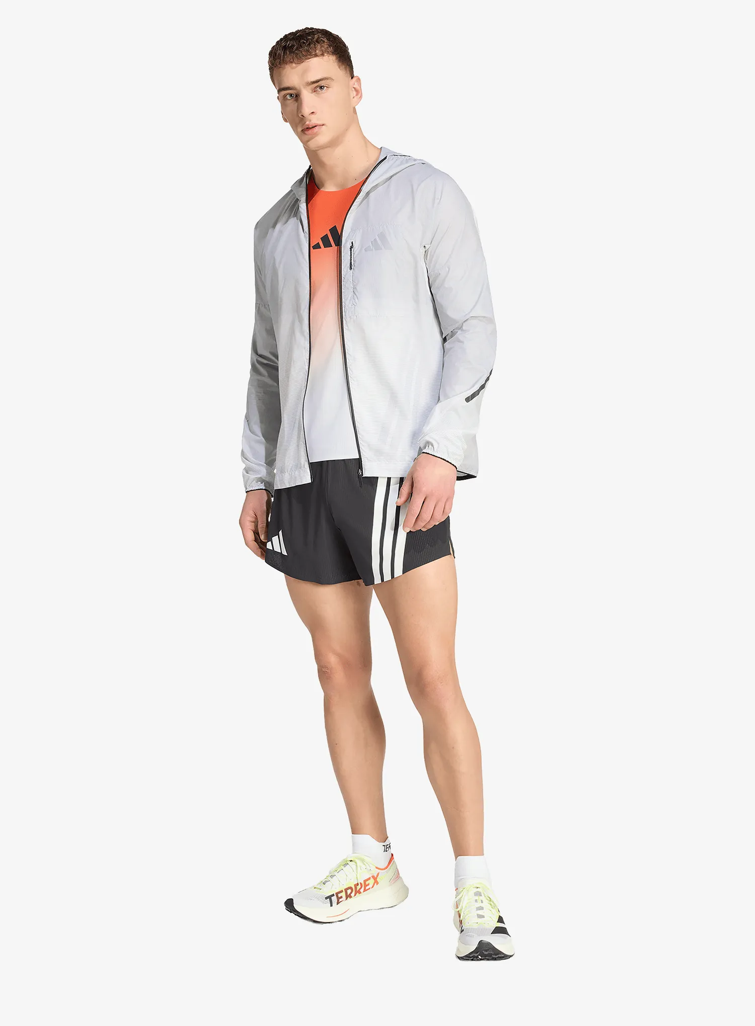 Laufjacke adidas TERREX Xperior CLIMA365 Light Windweave Jacket - black/white