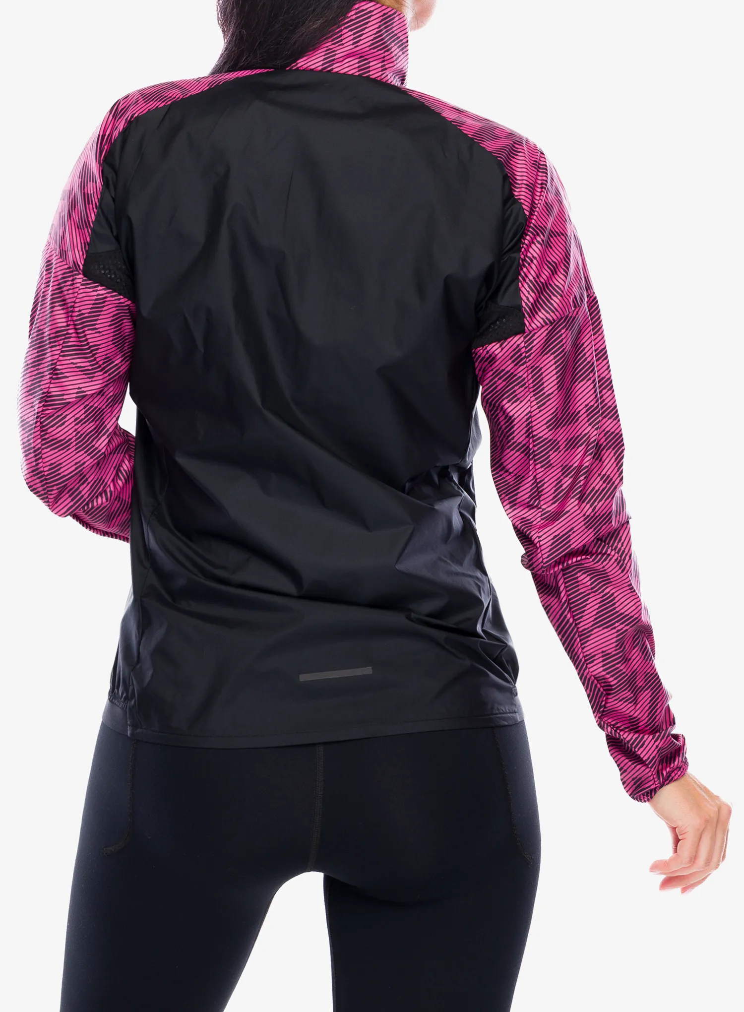 Laufjacke Damen adidas TERREX Trail Running Wind Jacket - pink fusion/aurora black
