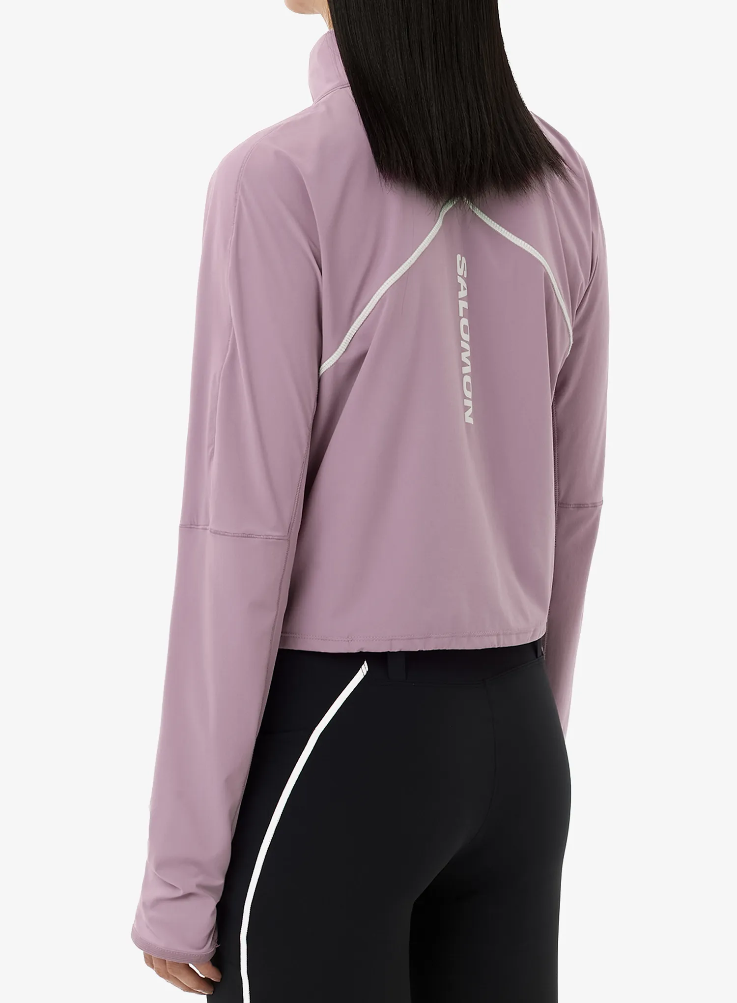 Laufjacke Damen Salomon Sense Aero Hybrid CP PLVR - dawn pink