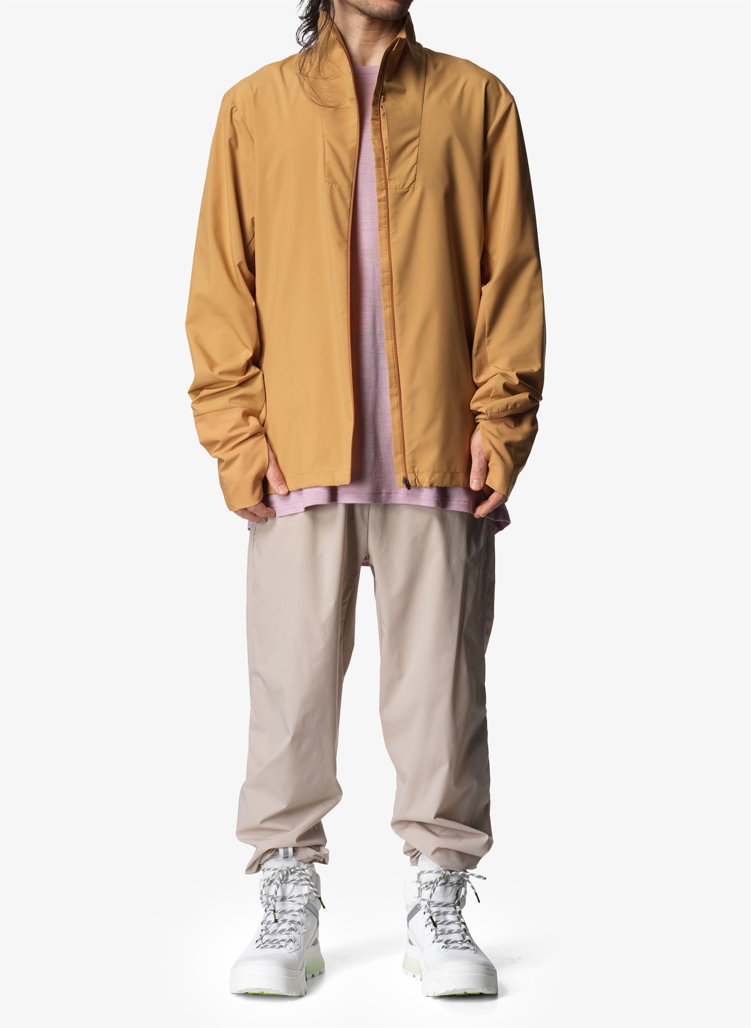 Laufjacke Houdini Pace Wind Jacket - sand dune