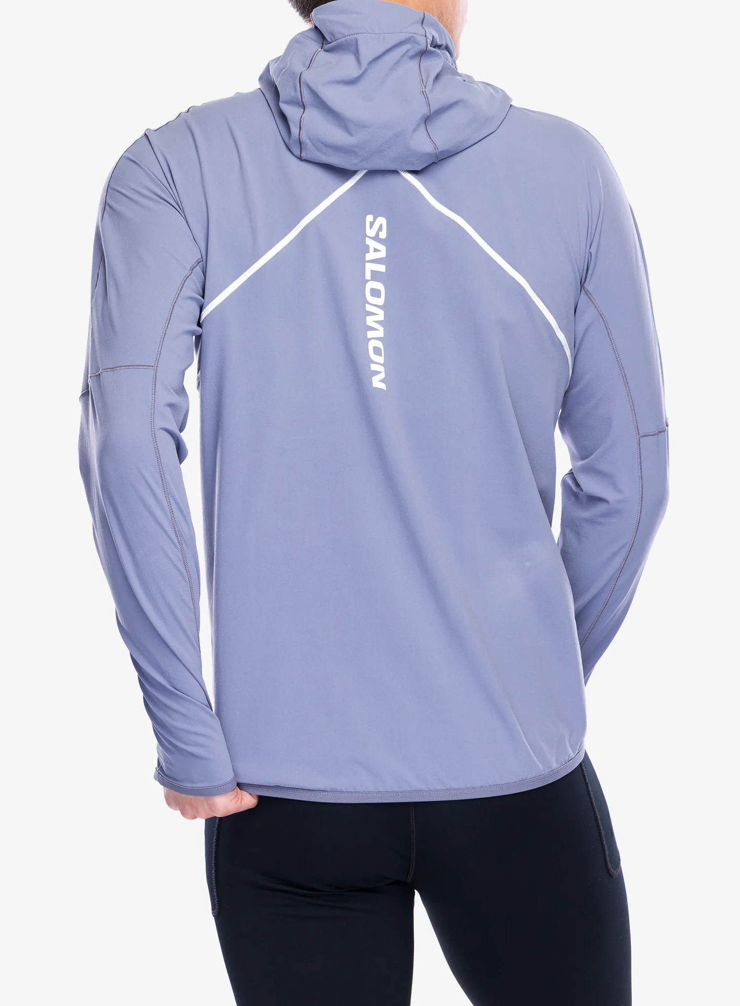 Laufjacke Salomon Sense Aero Hybrid HZ HD - blue granite