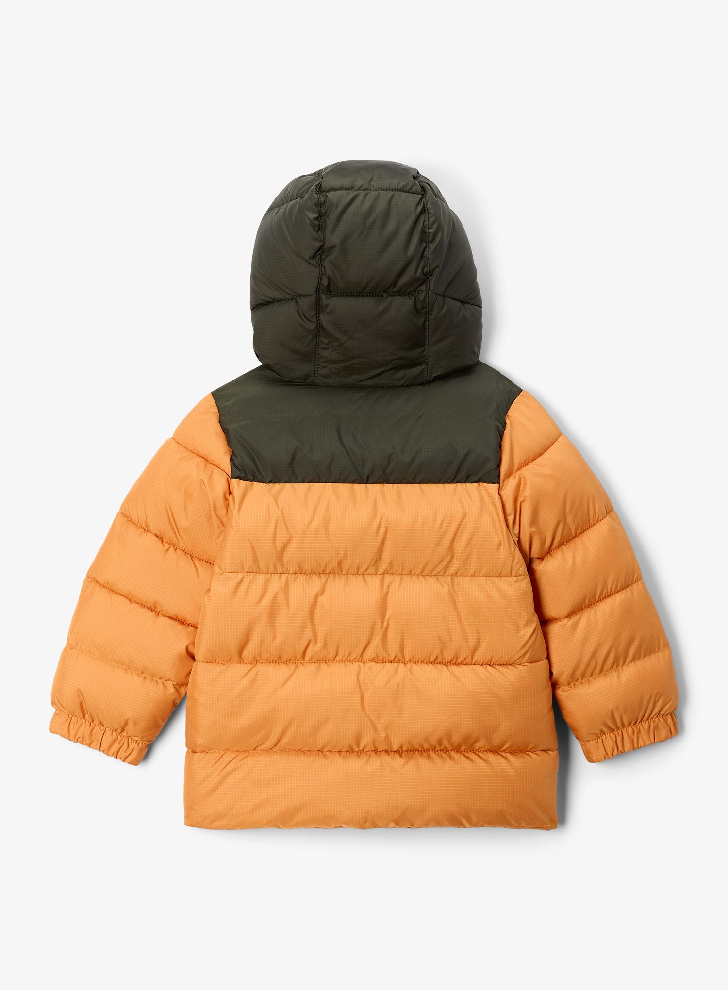 Kinderjacke Columbia Puffect Hooded Jacket - sunstone/greenscape