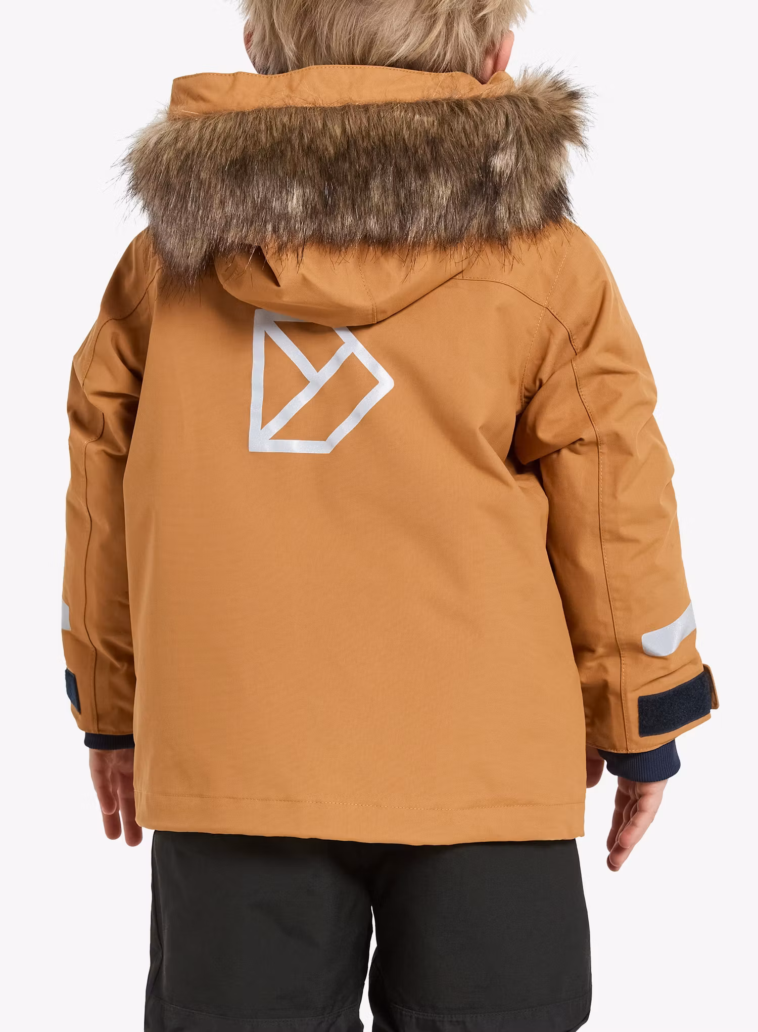 Kinderjacke Didriksons Bjarven Parka 4 - almond tree