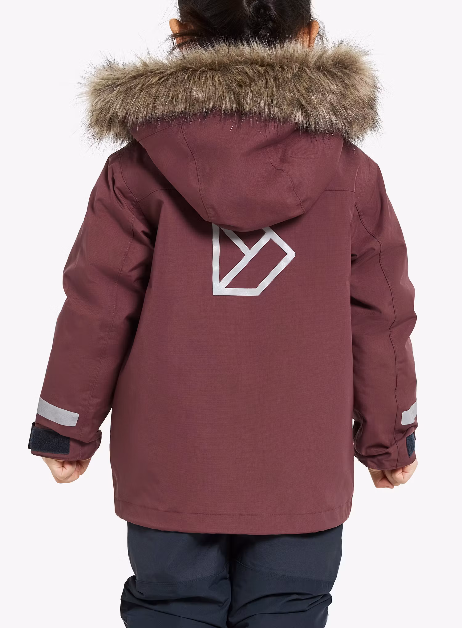 Kinderjacke Didriksons Bjarven Parka 4 - anemon red