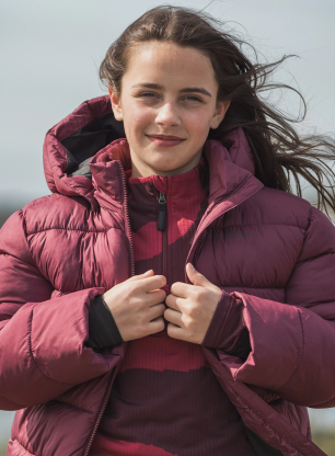 Kinderjacke Didriksons Scoria Parka - anemon red