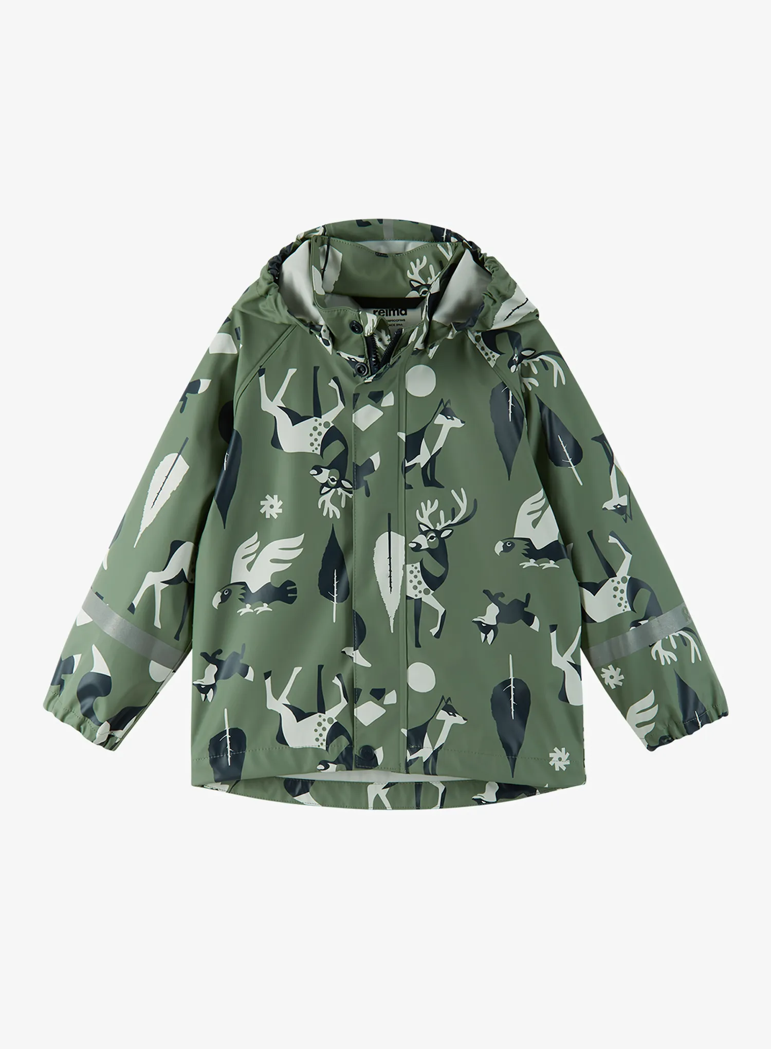 Kinderjacke Reima Vesi - green clay