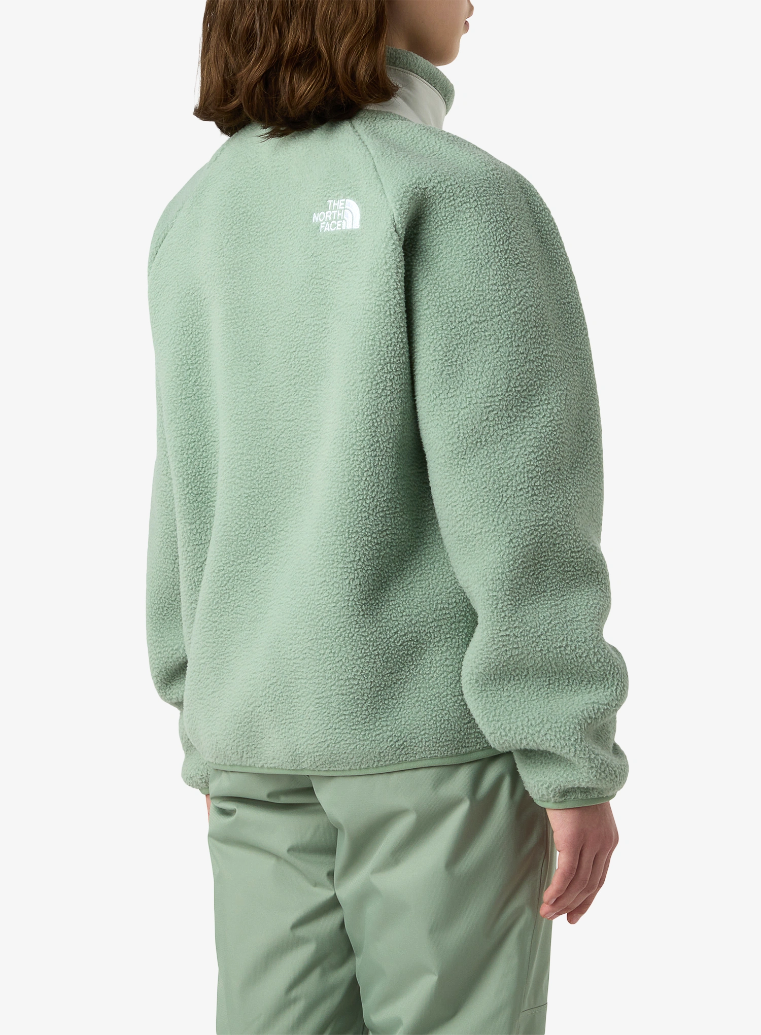 Jacke Mädchen The North Face Yumiori Full Zip Jacket - slate moss/white dune