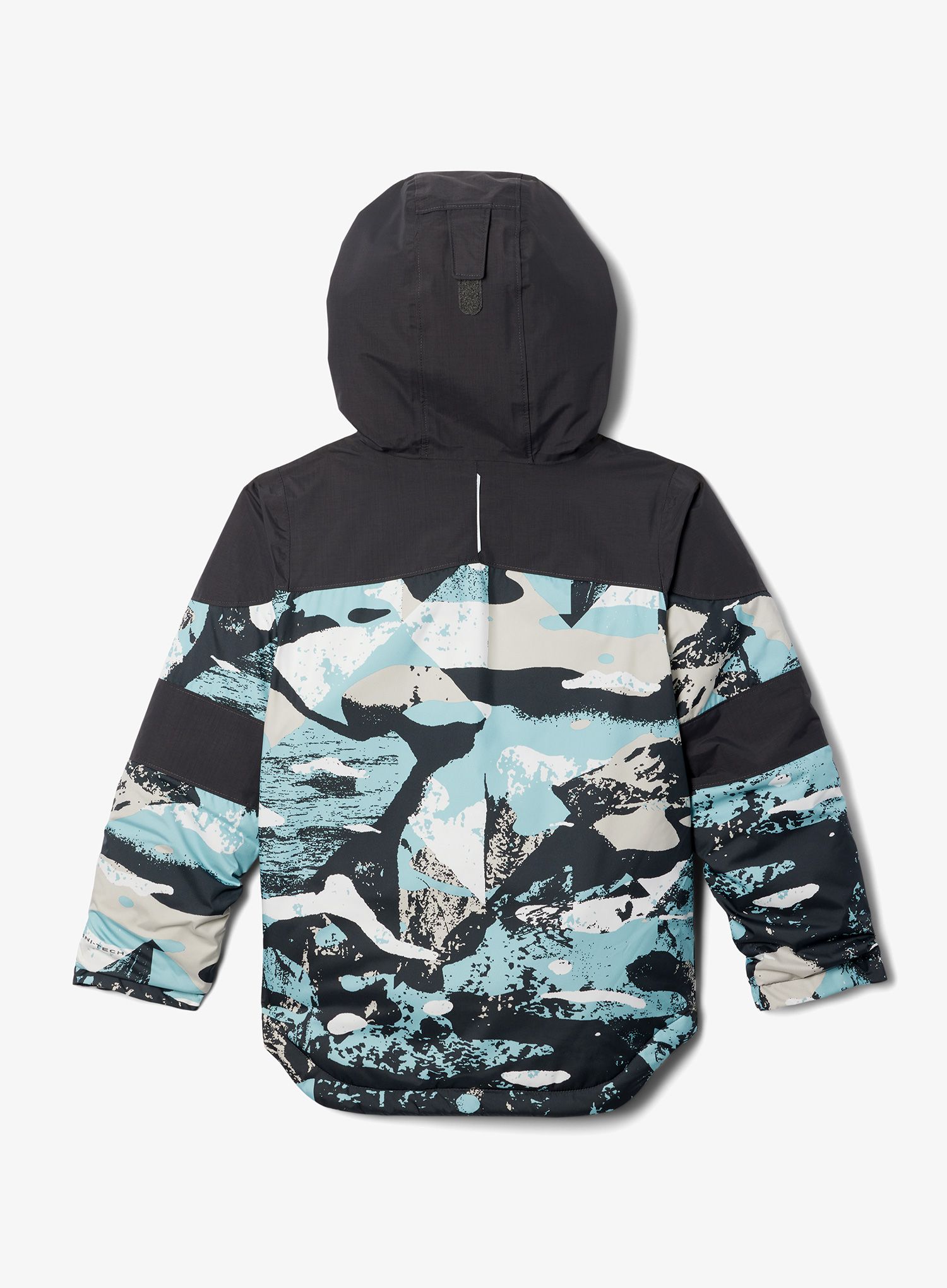 Jacke Mädchen Columbia Mighty Mogul II Jacket - shark geo/shark/aqua haze
