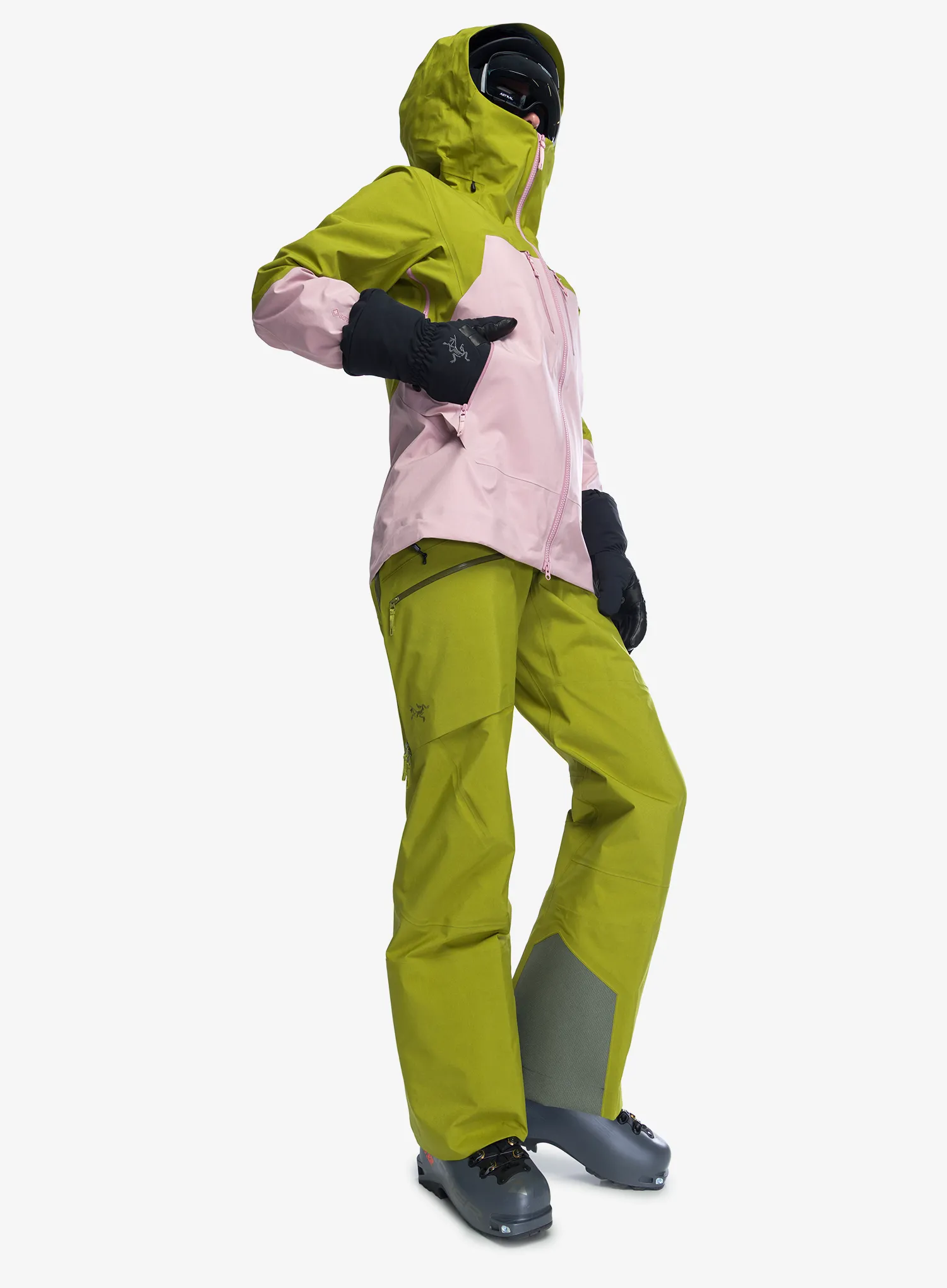 GORE-TEX Regenjacke Damen Arcteryx Rush Jacket - olive moss/bliss