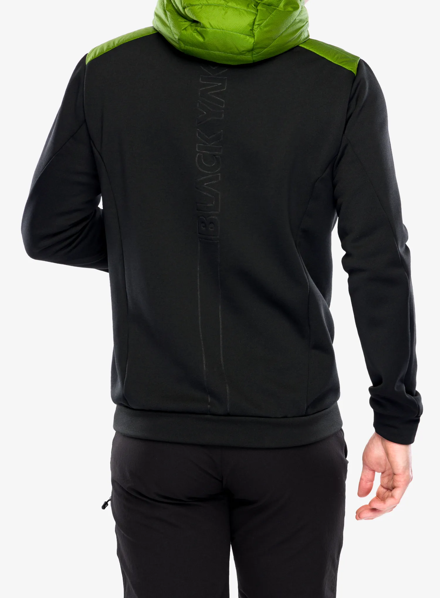 Hybridjacke BlackYak Burlina Hoody - twist of lime