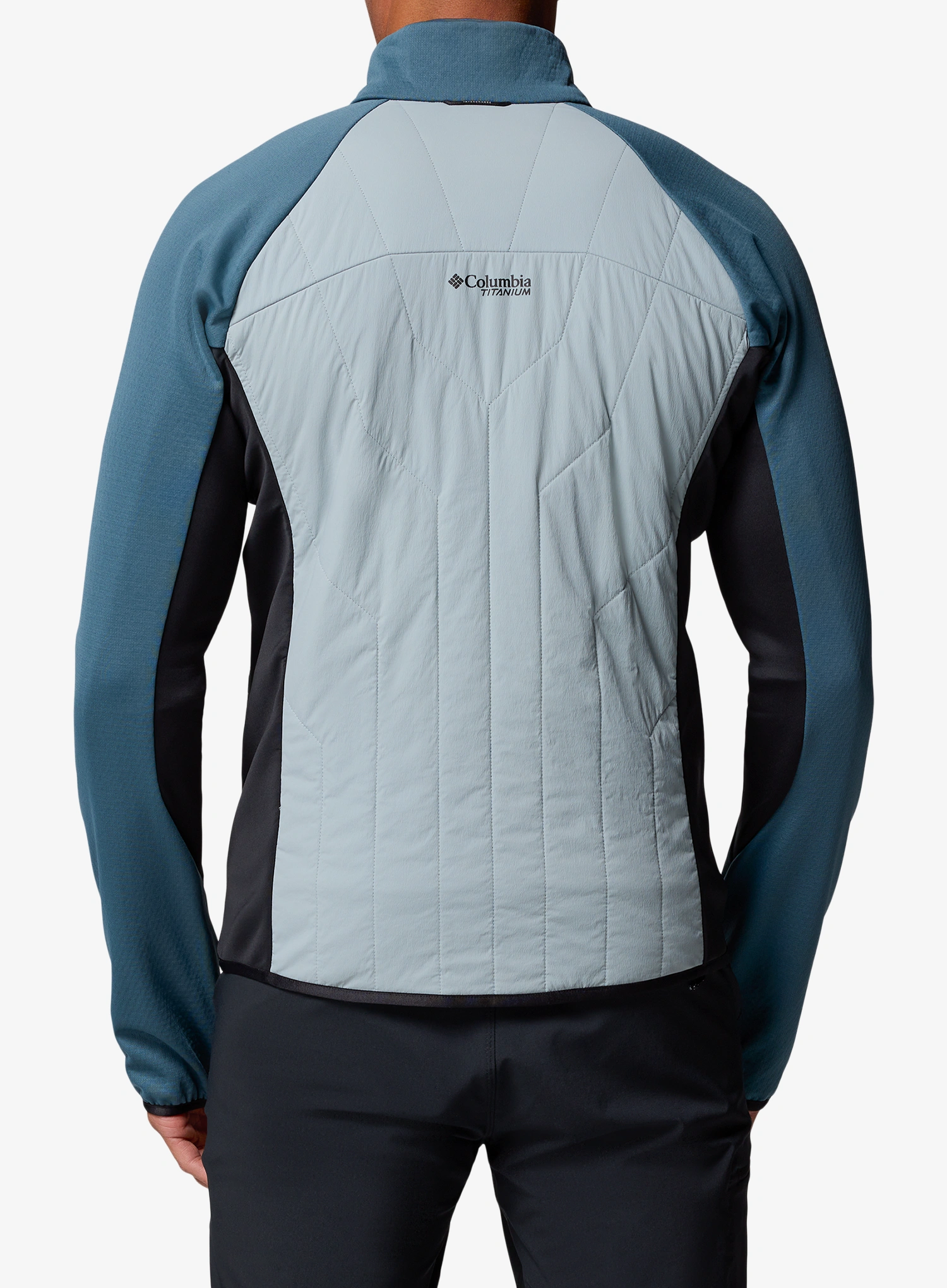 Hybridjacke Columbia Arctic Crest Hybrid Full Zip - crushed blue/everblue/black