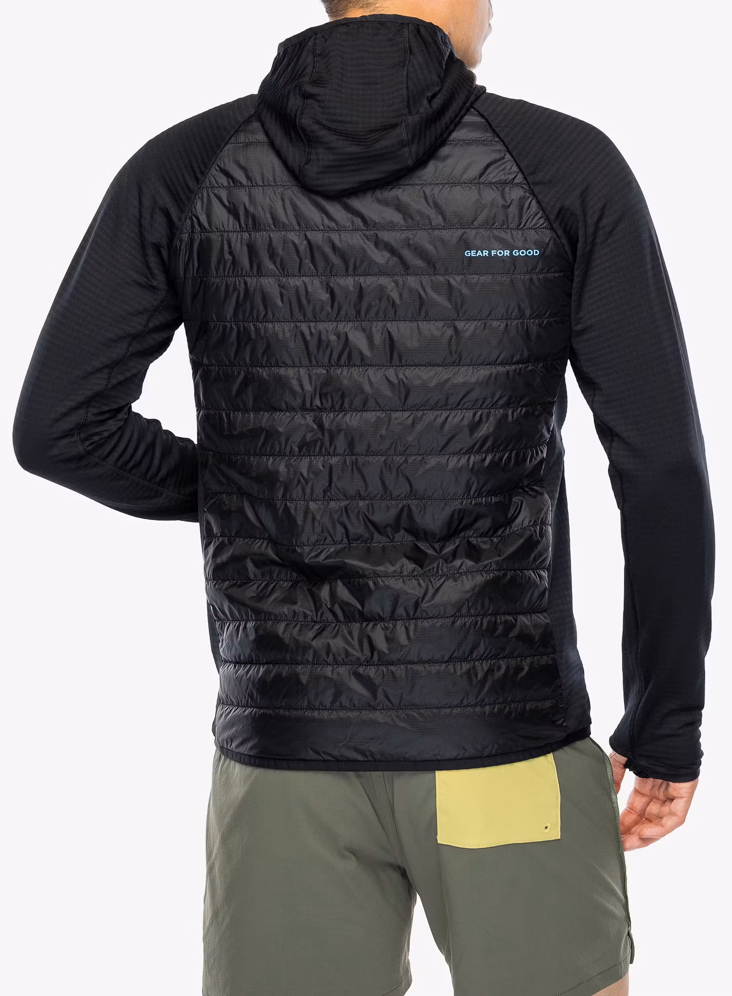 Hybridjacke Cotopaxi Capa Hybrid Insulated Hooded Jacket - cotopaxi black