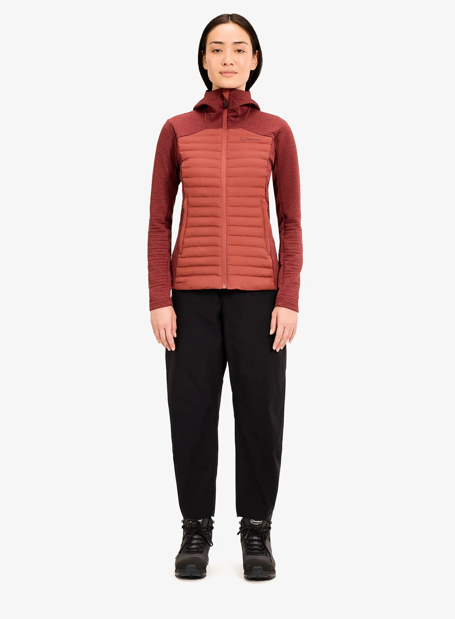 Hybridjacke Damen Berghaus Nula Hybrid Jacket - corundum