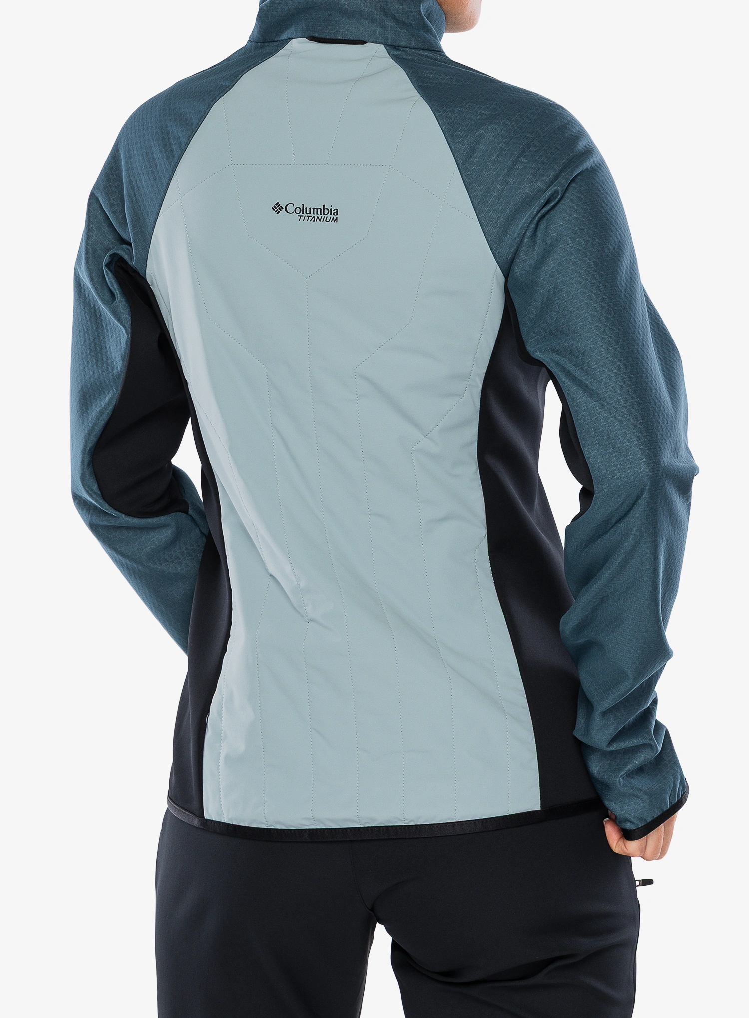 Hybridjacke Damen Columbia Arctic Crest Hybrid Full Zip - blue/everblue/black