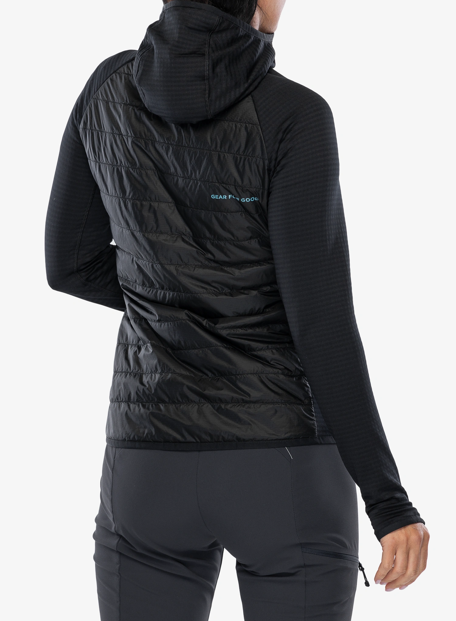 Hybridjacke Damen Cotopaxi Capa Hybrid Insulated Hooded Jacket - cotopaxi black